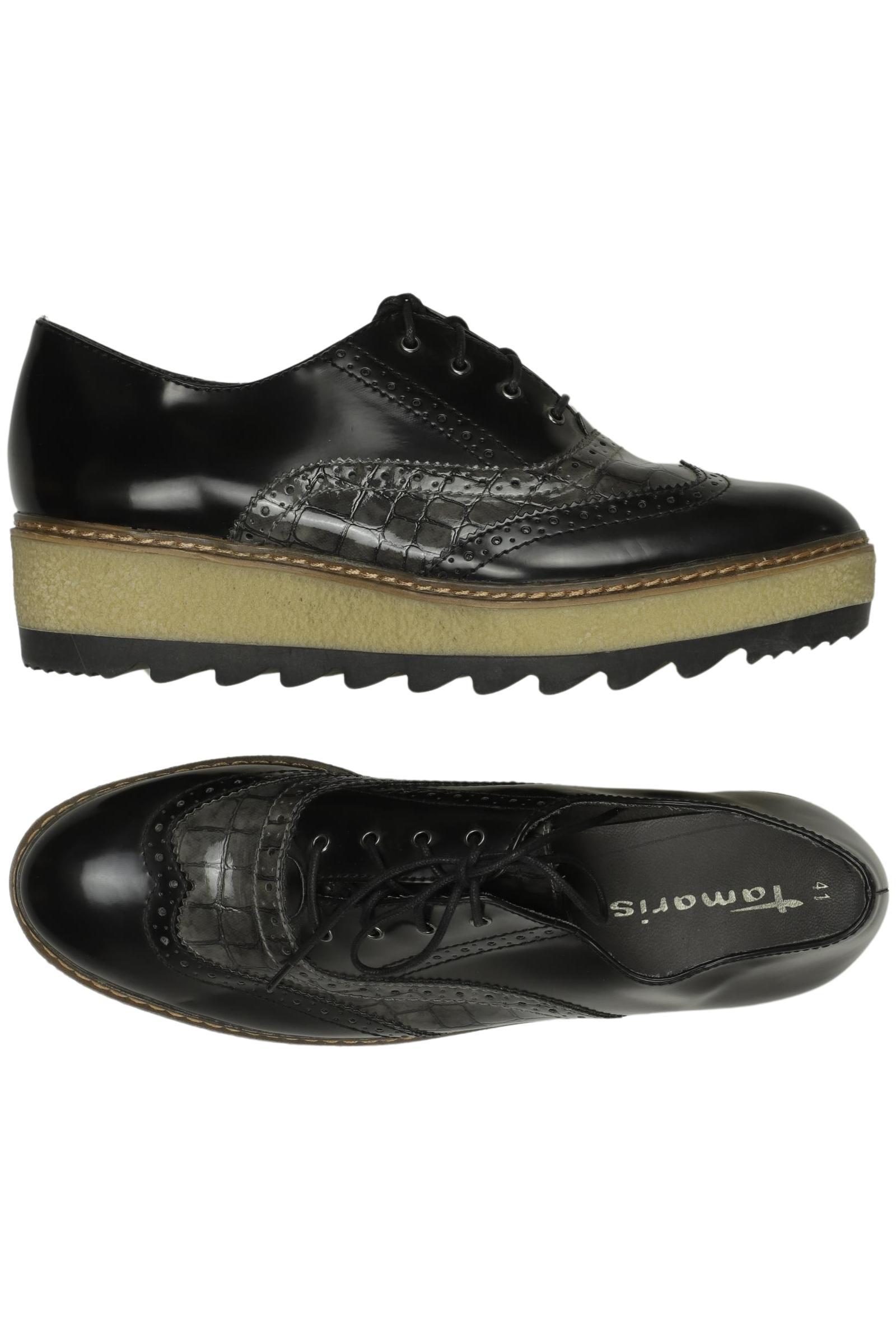 

Tamaris Damen Halbschuh, schwarz, Gr. 41