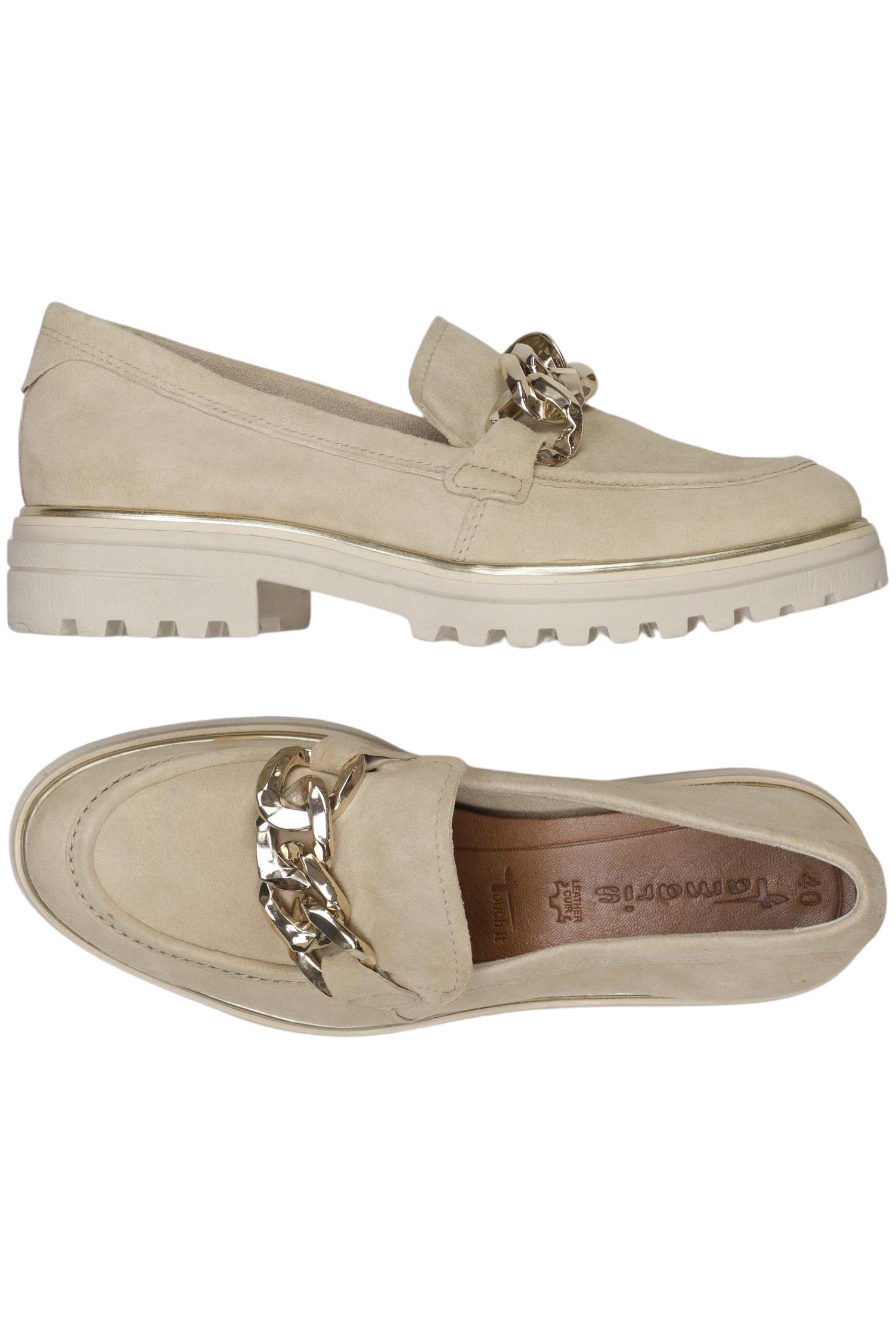 

Tamaris Damen Halbschuh, beige, Gr. 40