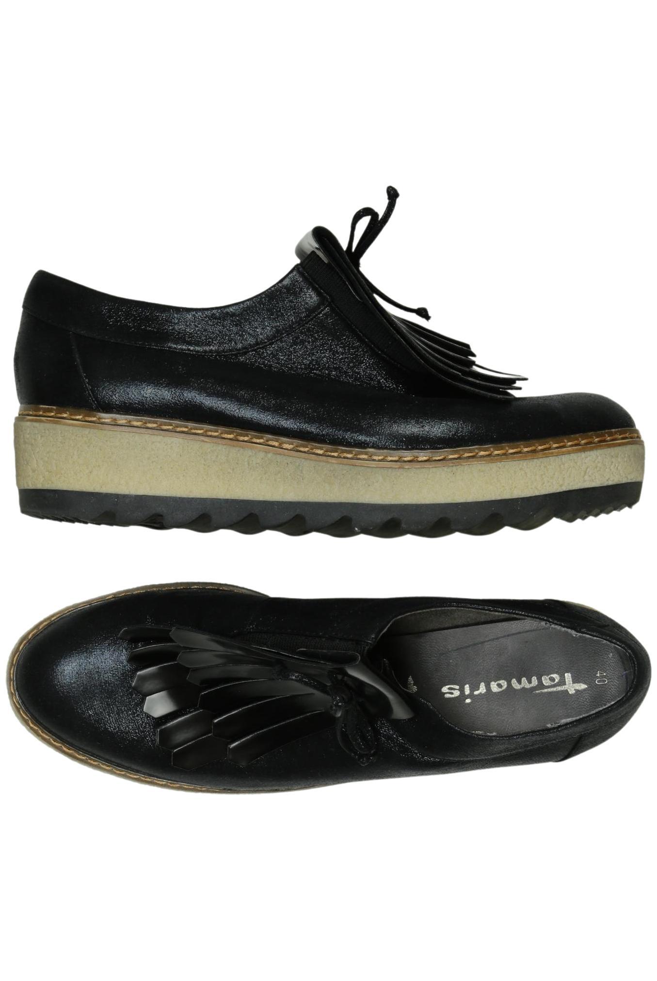 

Tamaris Damen Halbschuh, schwarz, Gr. 40