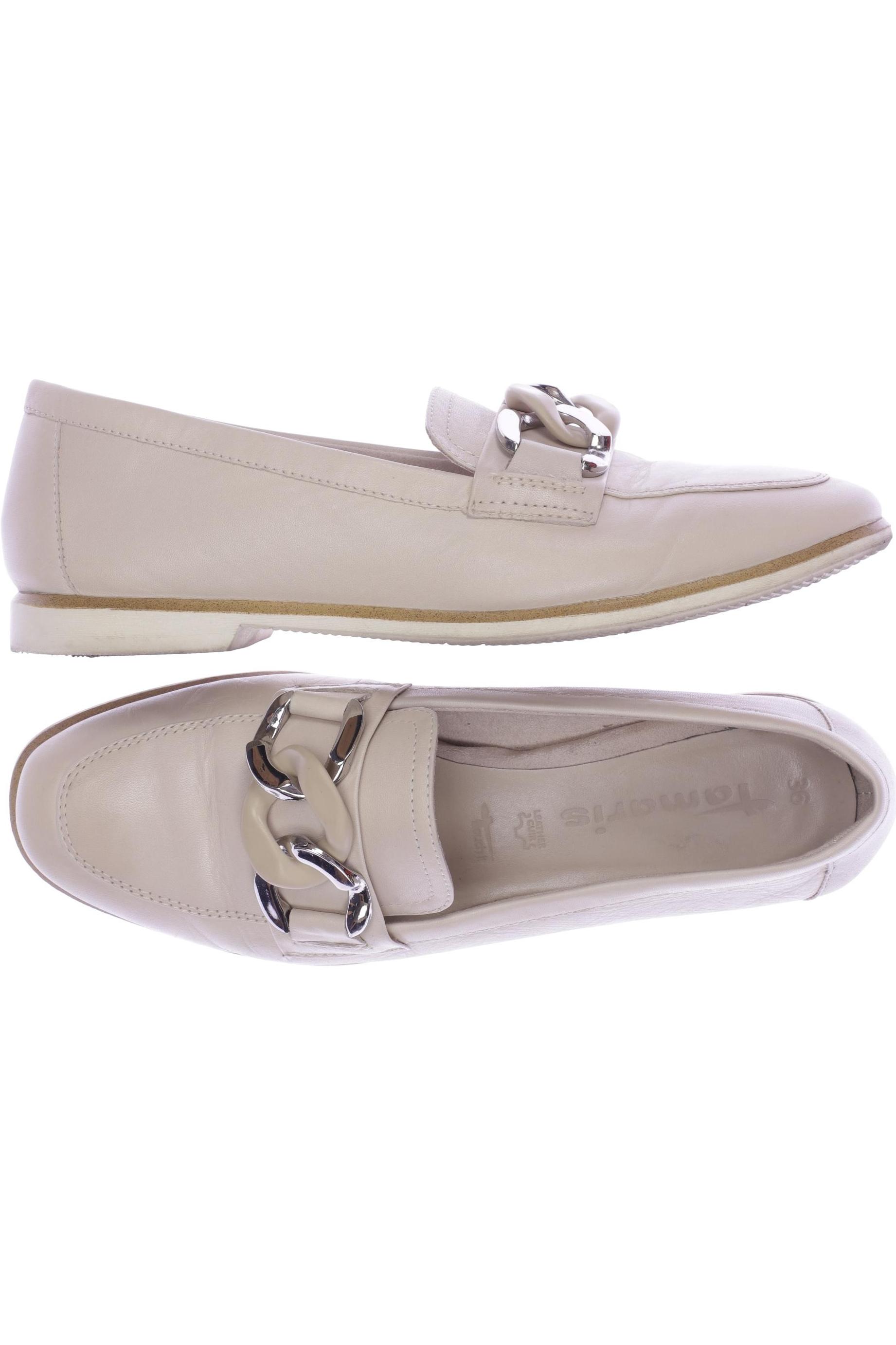 

Tamaris Damen Halbschuh, cremeweiß, Gr. 36