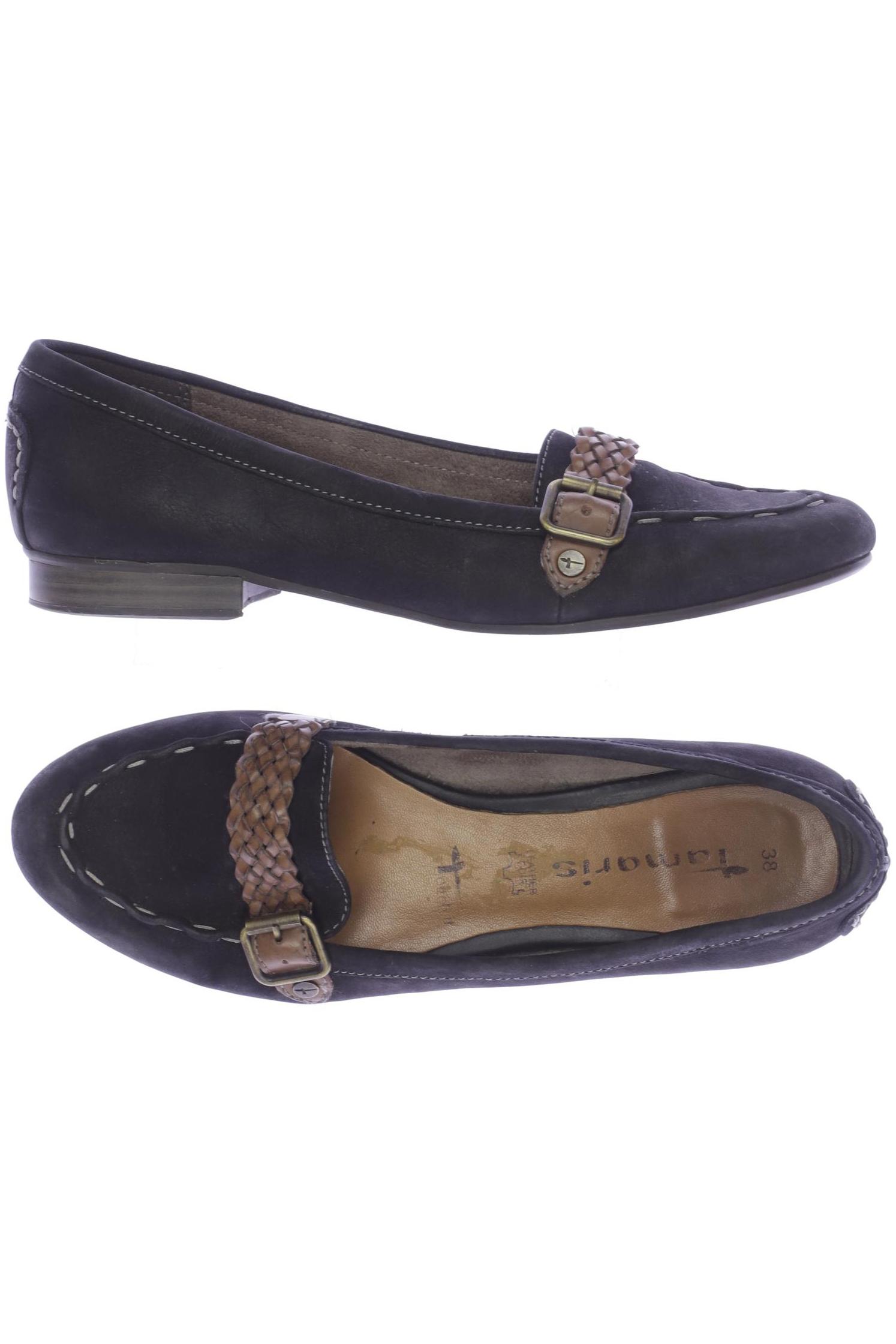 

Tamaris Damen Halbschuh, schwarz, Gr. 38