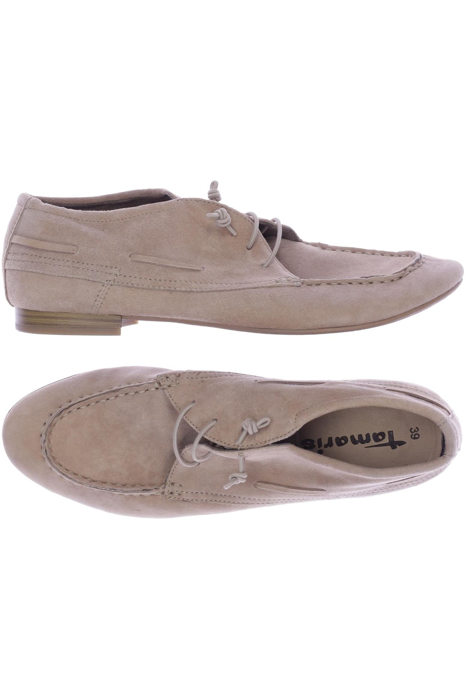 

Tamaris Damen Halbschuh, beige, Gr. 39