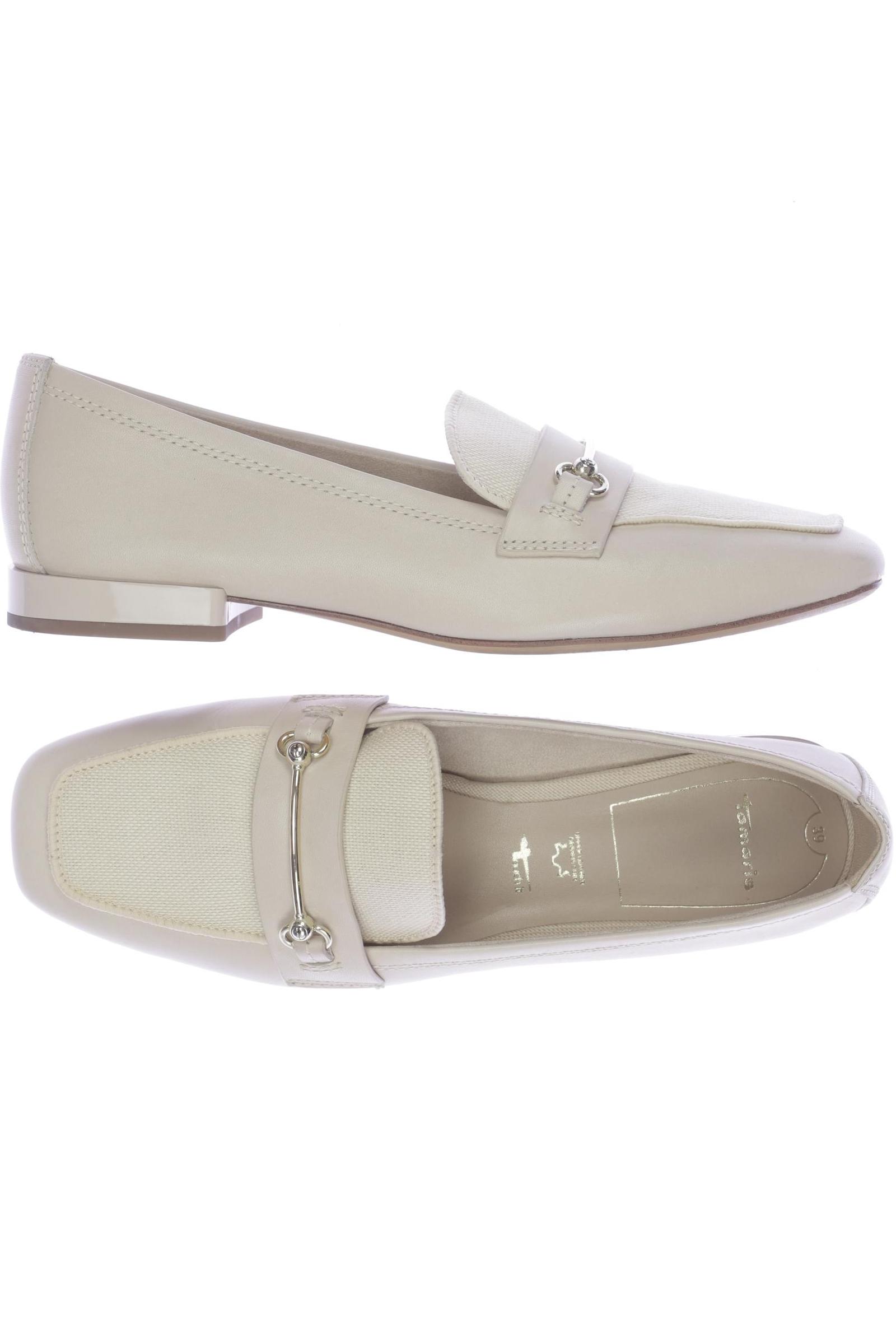 

Tamaris Damen Halbschuh, cremeweiß, Gr. 39