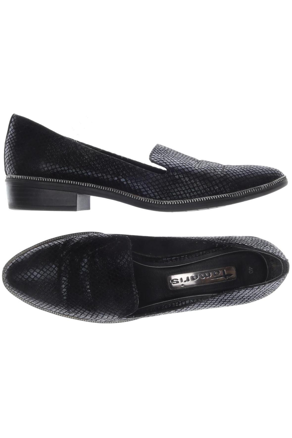 

Tamaris Damen Halbschuh, schwarz, Gr. 40
