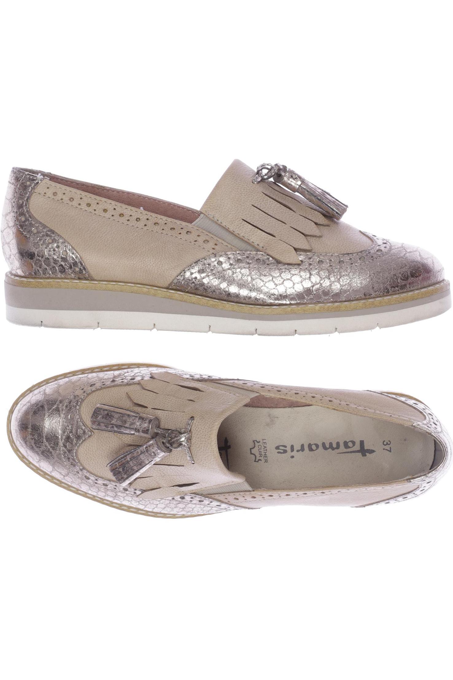 

Tamaris Damen Halbschuh, beige, Gr. 37