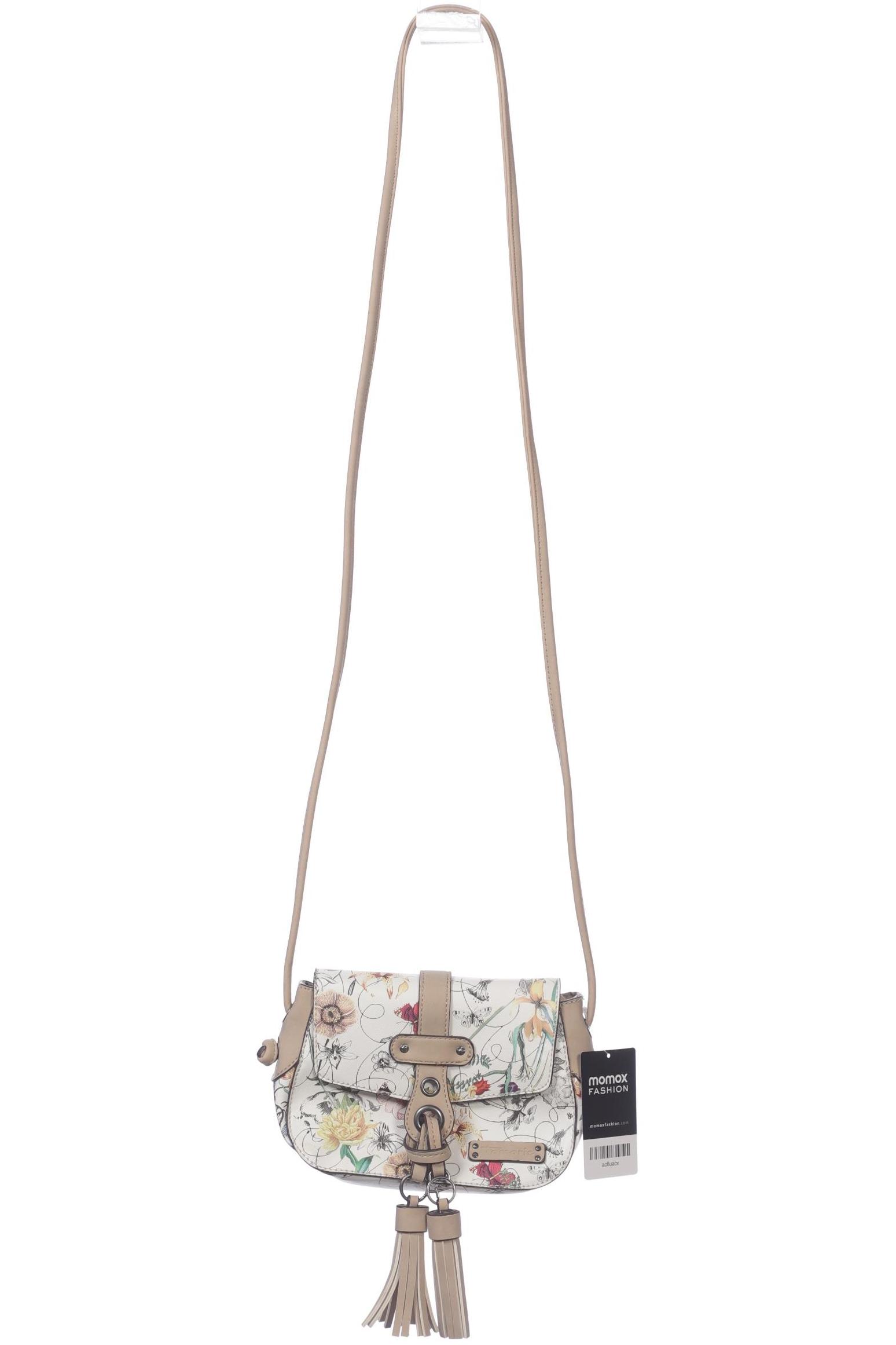

Tamaris Damen Handtasche, cremeweiß, Gr.