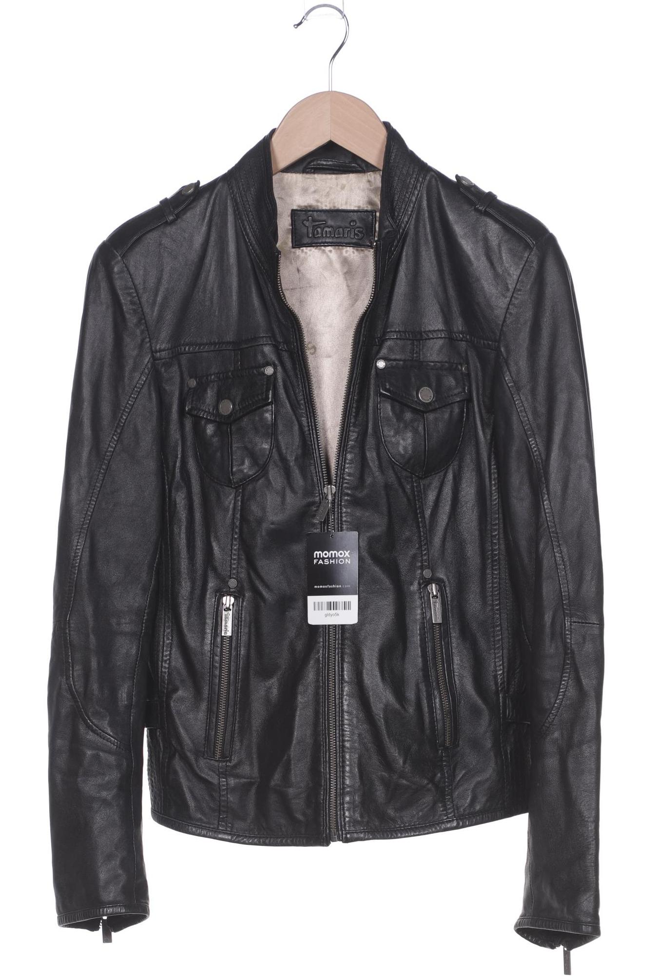 

Tamaris Damen Jacke, schwarz, Gr. 38