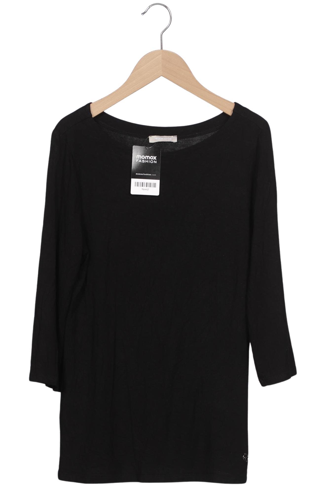 

Tamaris Damen Langarmshirt, schwarz, Gr. 36