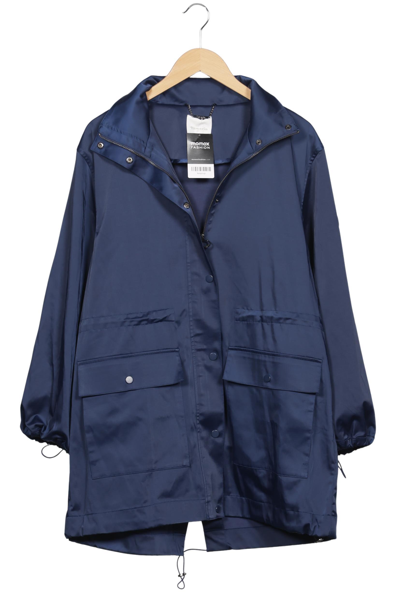 

Tamaris Damen Mantel, marineblau, Gr. 36