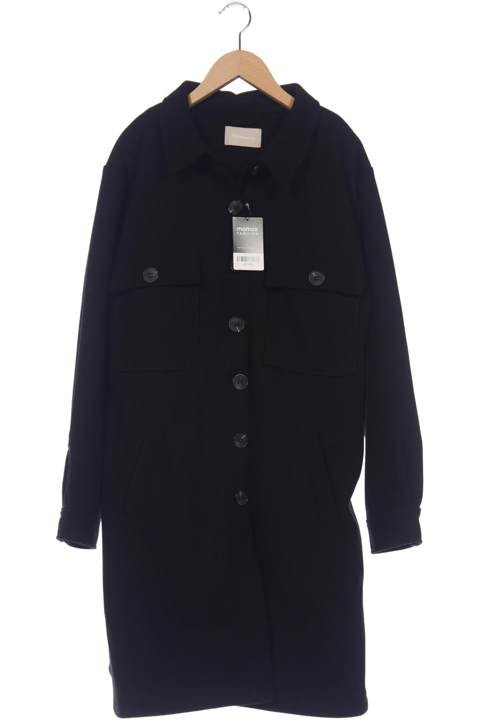 

Tamaris Damen Mantel, schwarz, Gr. 46