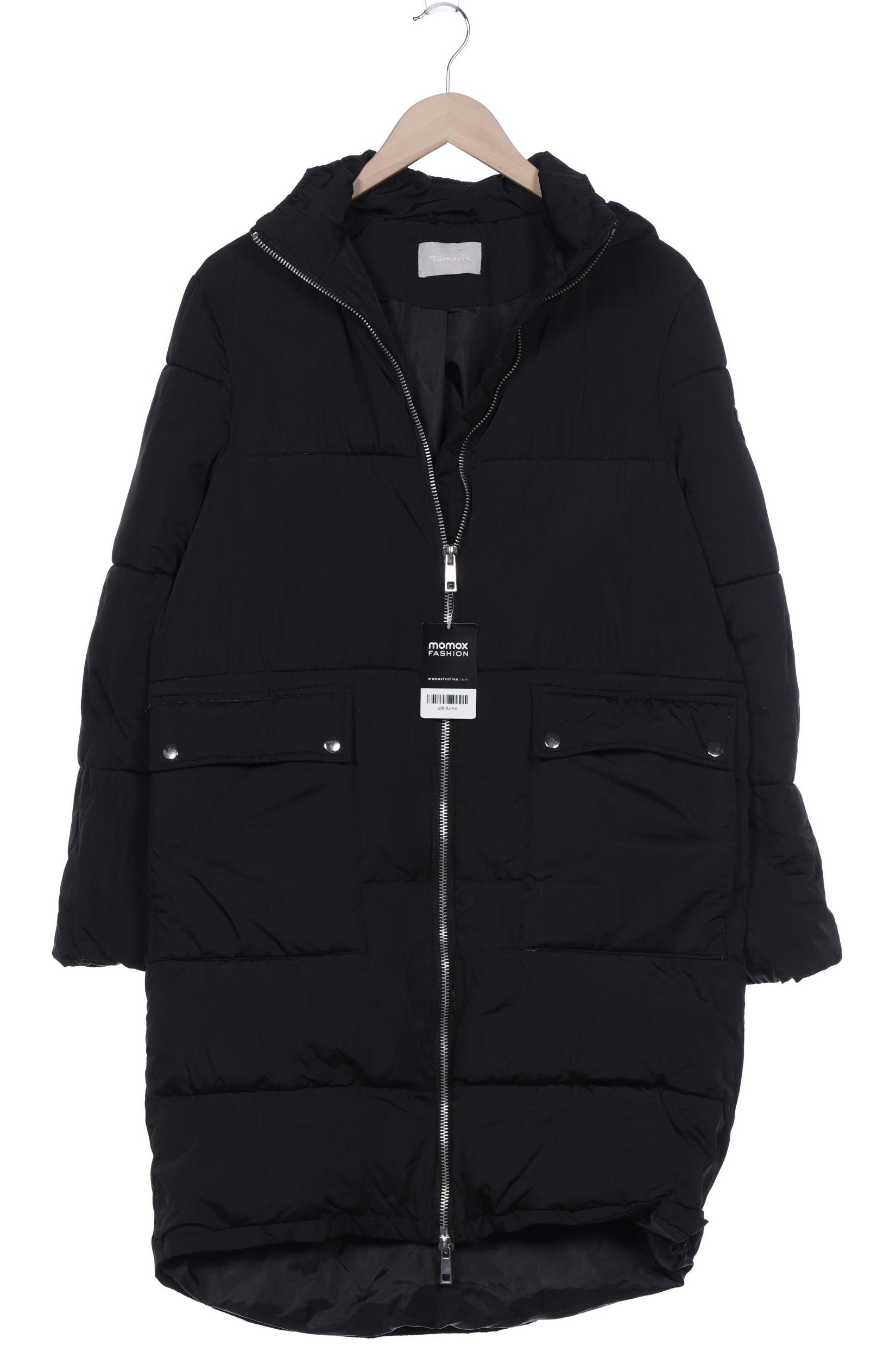 

Tamaris Damen Mantel, schwarz, Gr. 38