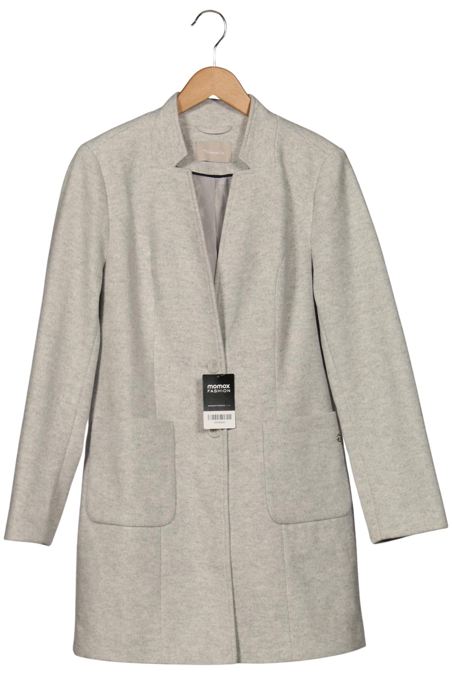 

Tamaris Damen Mantel, grau, Gr. 36