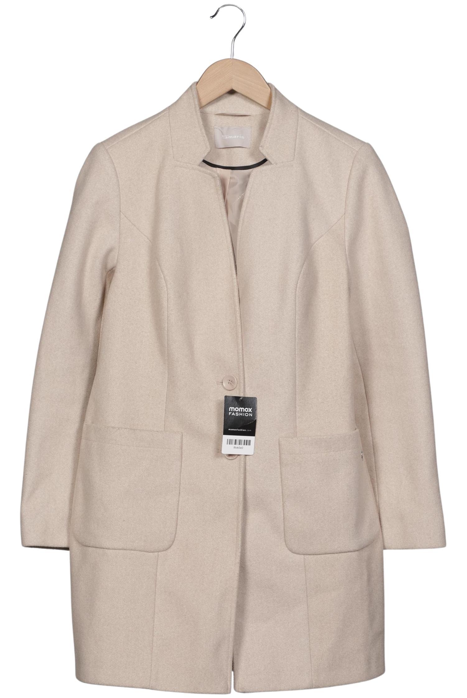 

Tamaris Damen Mantel, beige, Gr. 38