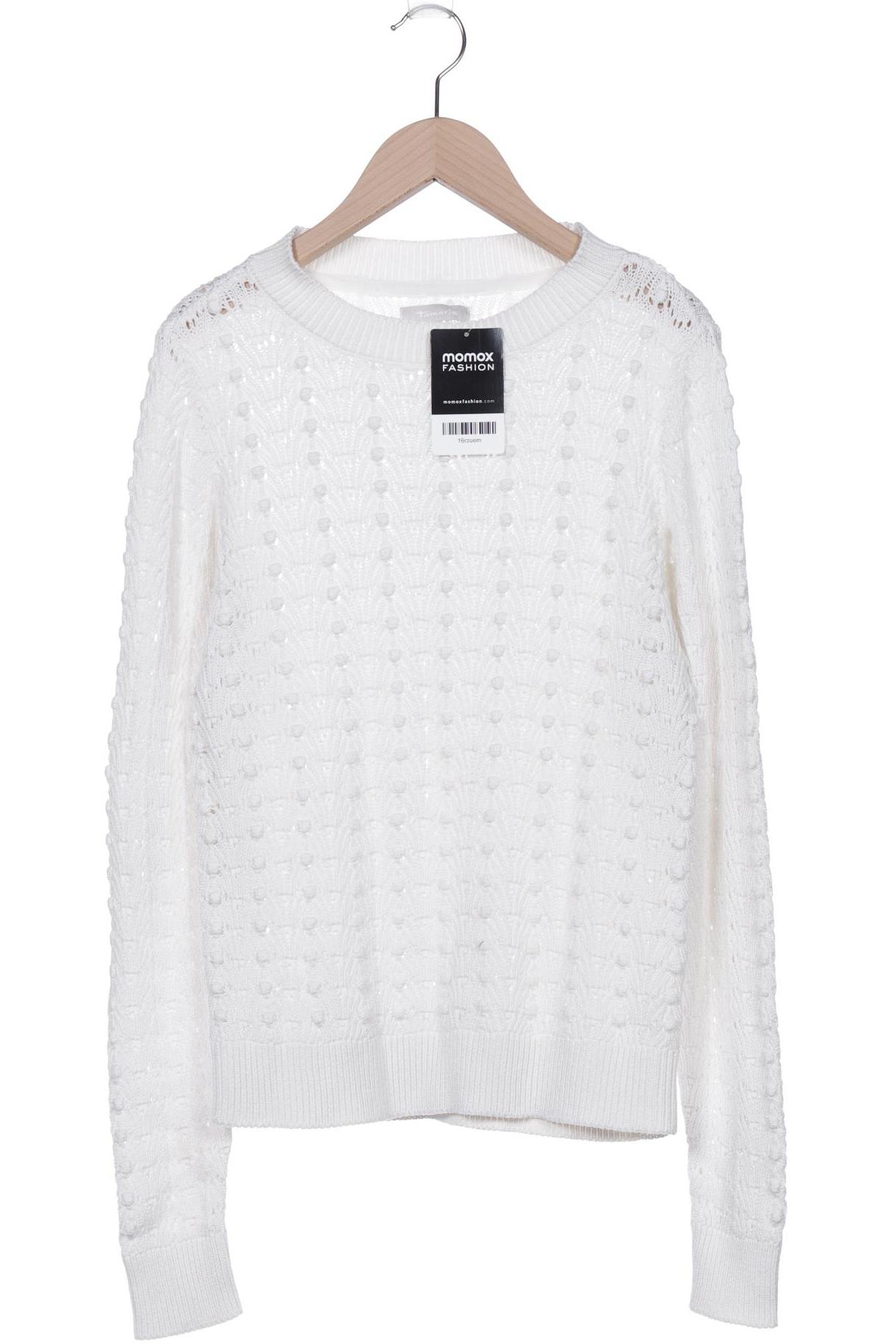 

Tamaris Damen Pullover, weiß, Gr. 36