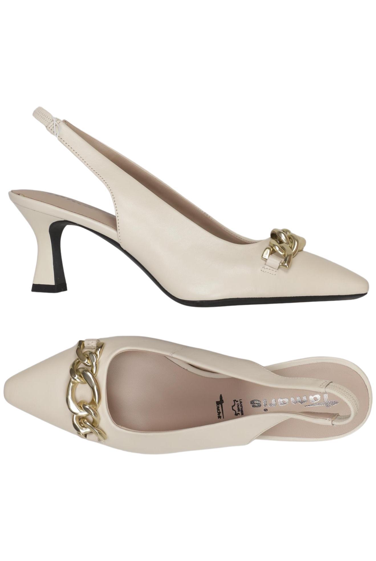 

Tamaris Damen Pumps, cremeweiß, Gr. 39