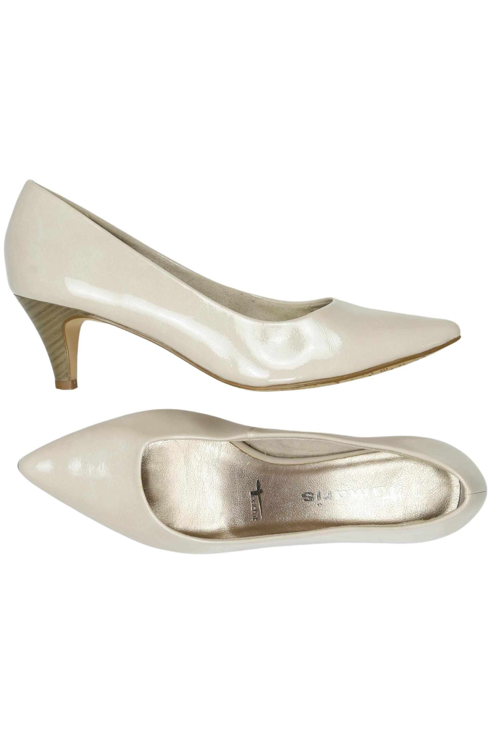 

Tamaris Damen Pumps, cremeweiß, Gr. 39