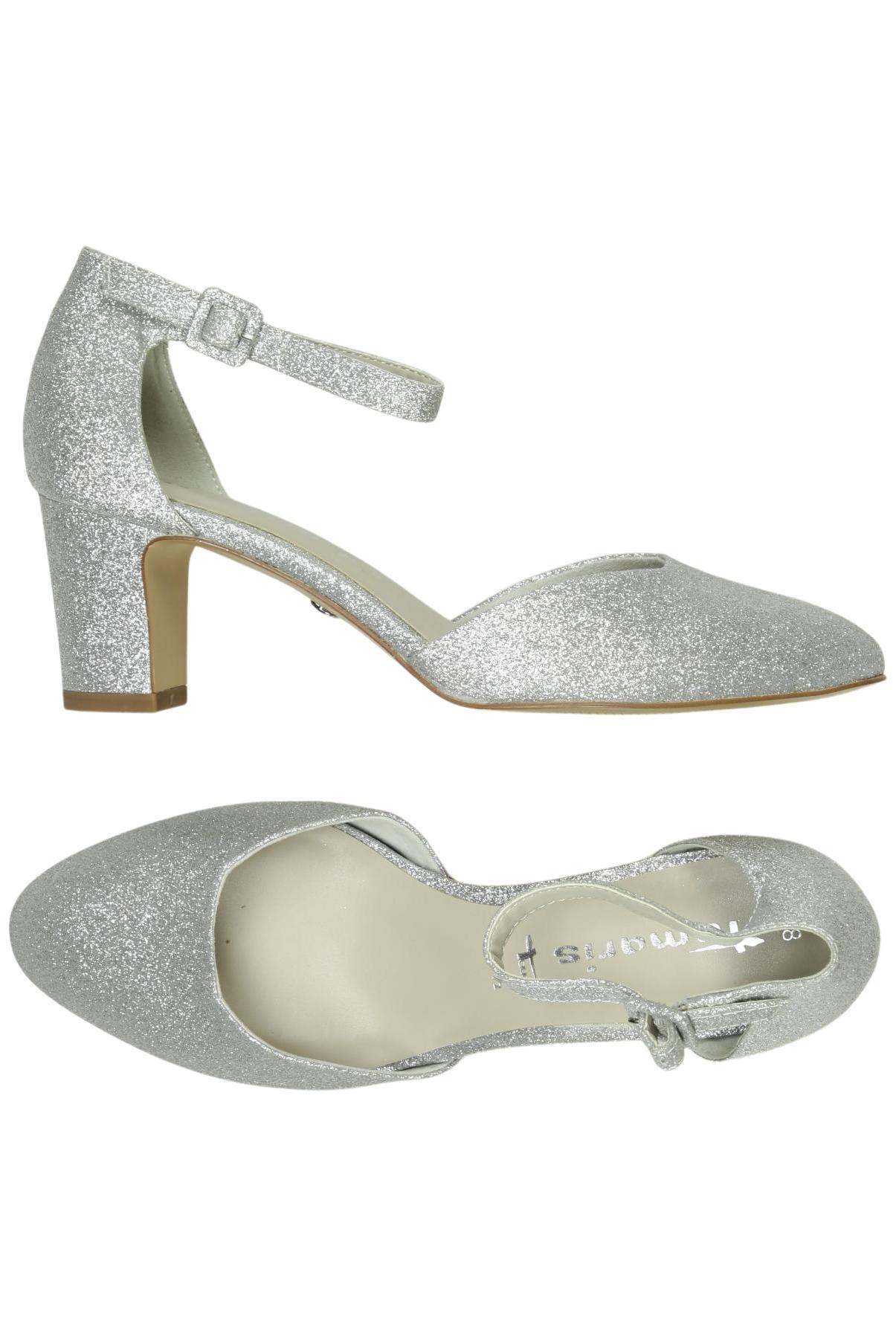 

Tamaris Damen Pumps, silber, Gr. 38