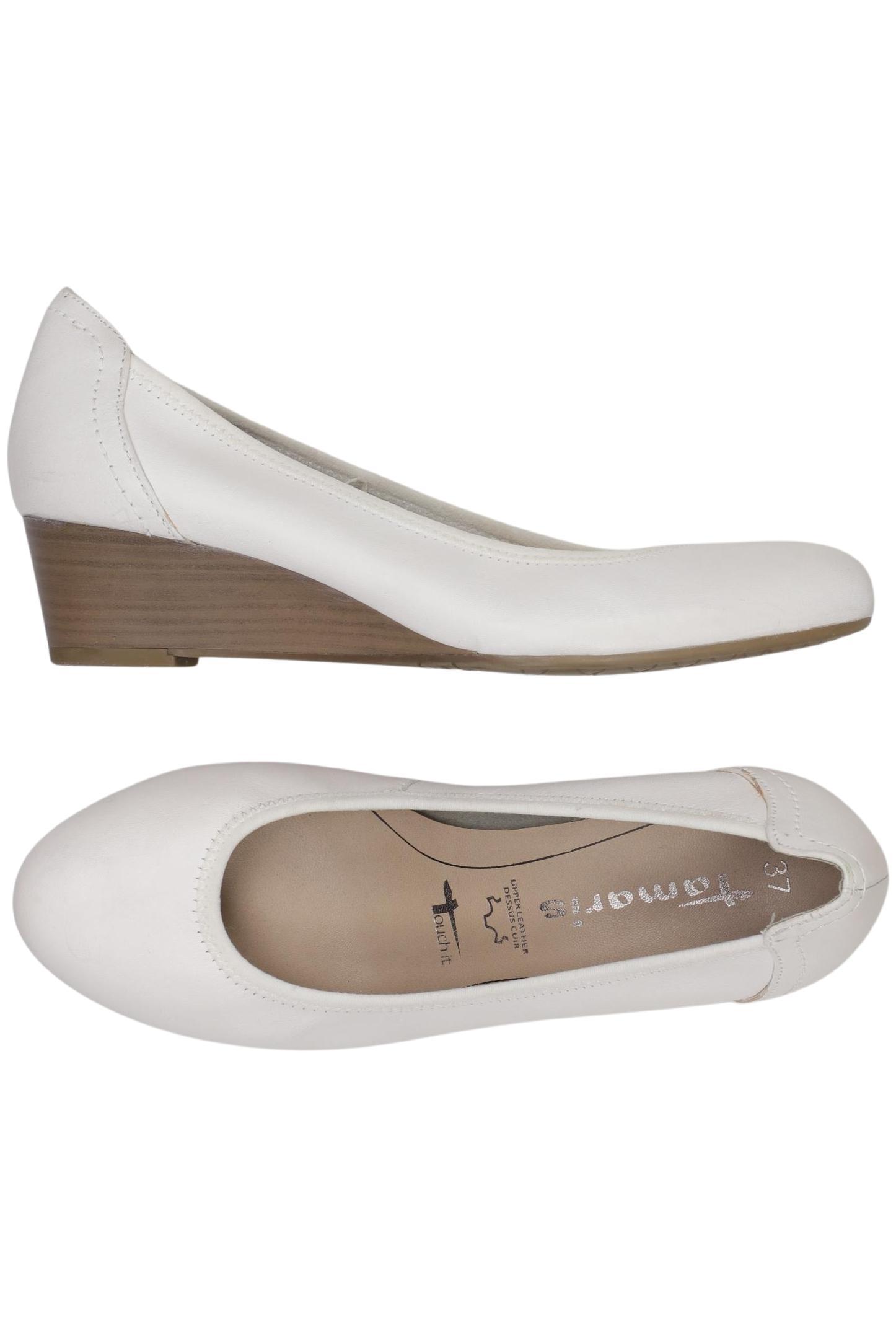 

Tamaris Damen Pumps, weiß, Gr. 37