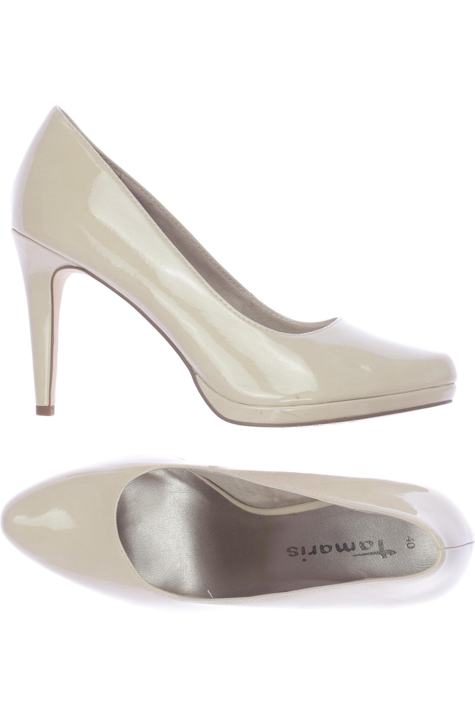 

Tamaris Damen Pumps, cremeweiß, Gr. 40