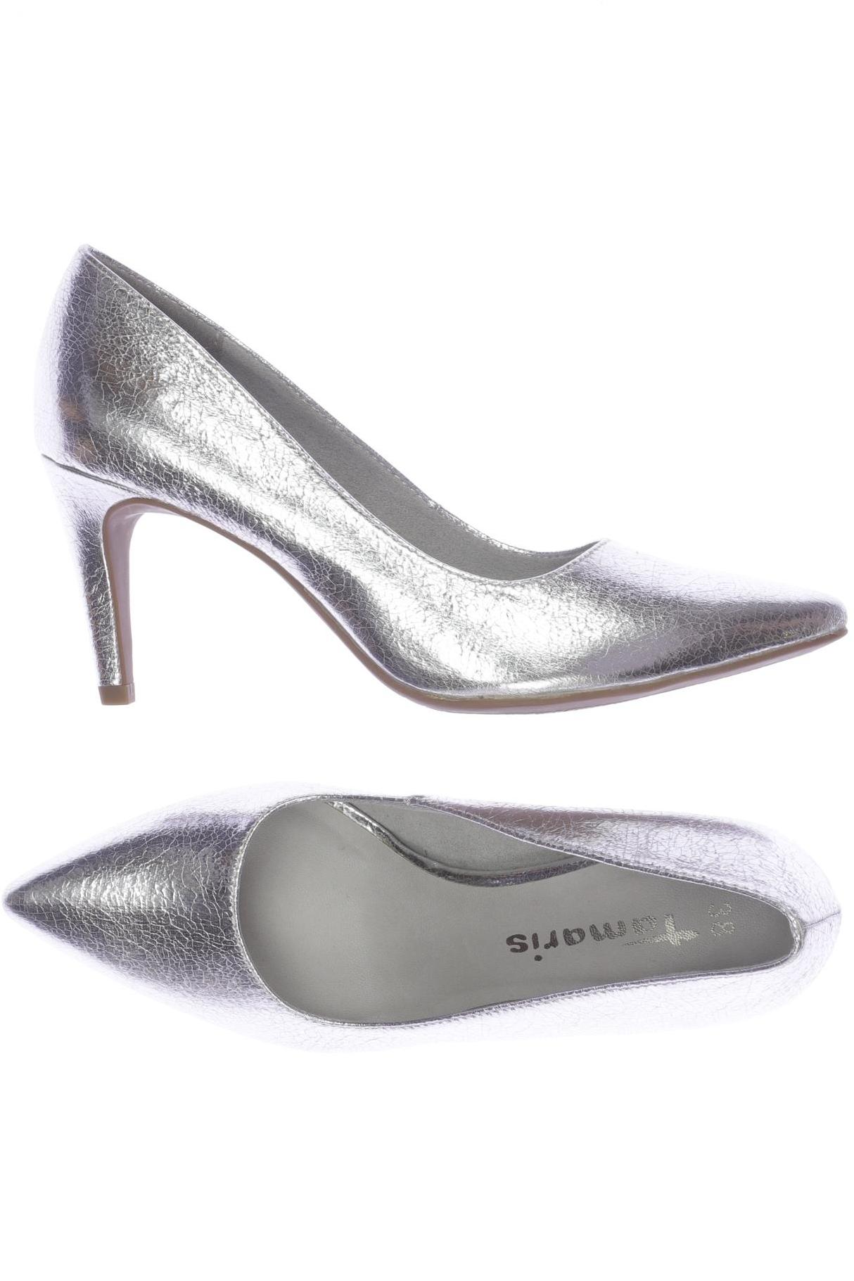 

Tamaris Damen Pumps, silber, Gr. 38