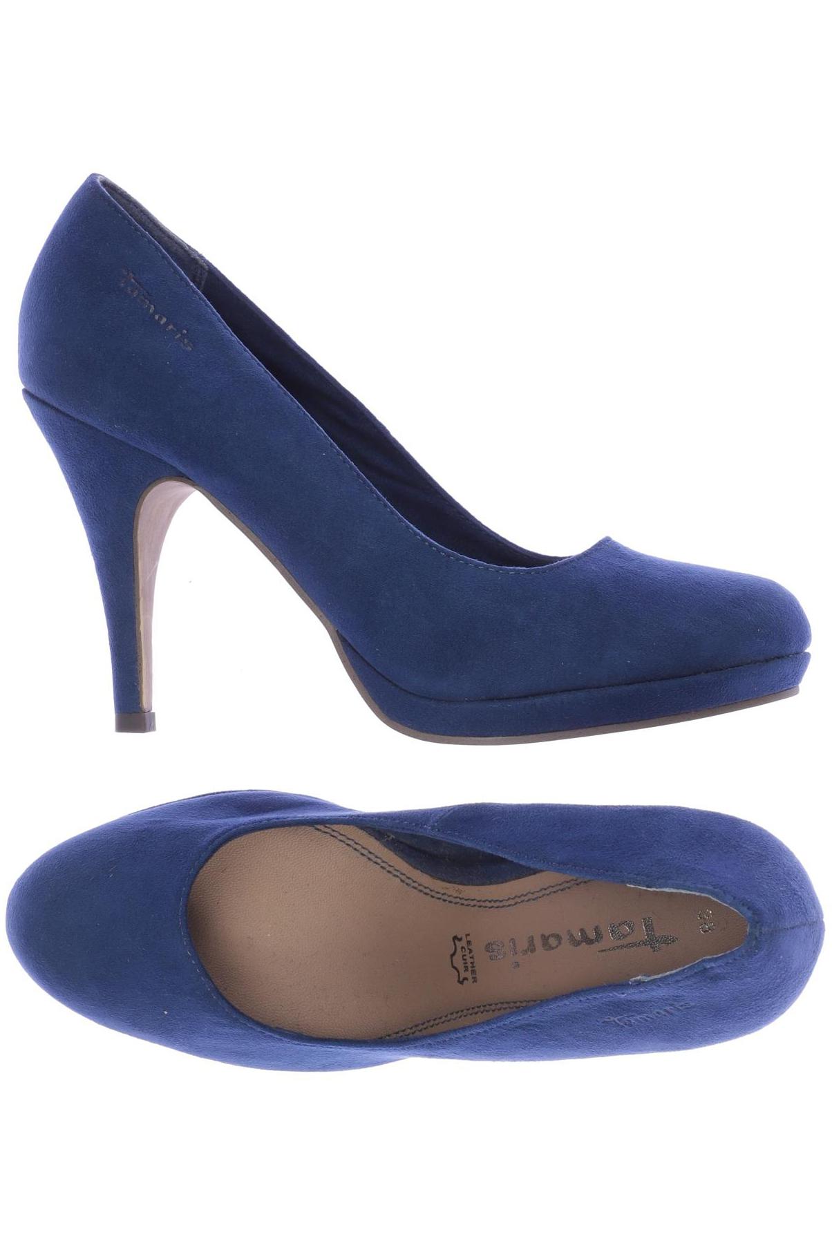 

Tamaris Damen Pumps, blau, Gr. 38