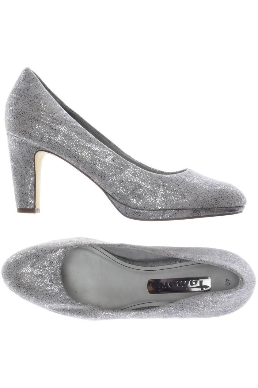 

Tamaris Damen Pumps, silber, Gr. 40