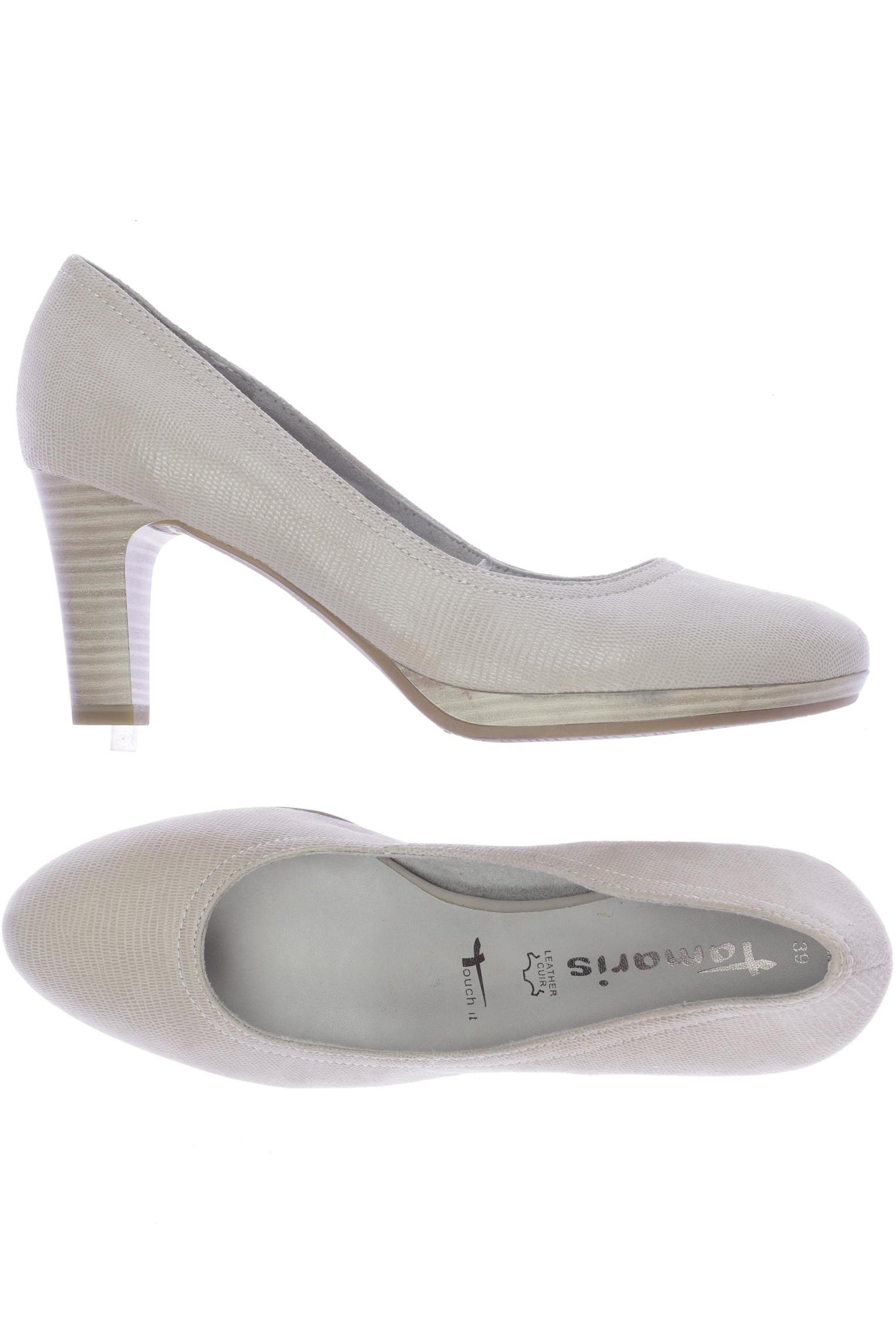 

Tamaris Damen Pumps, cremeweiß, Gr. 39