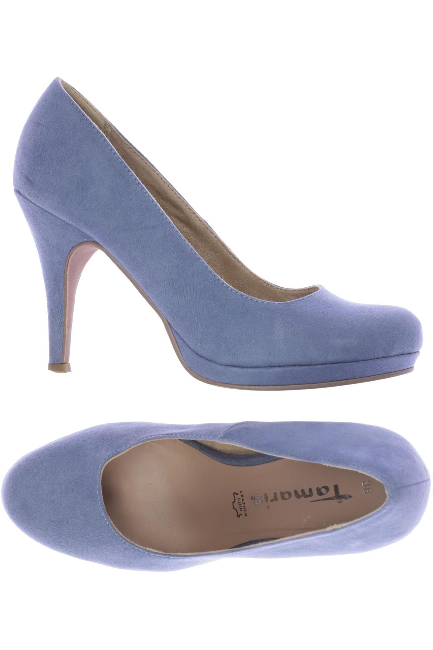 

Tamaris Damen Pumps, blau, Gr. 38
