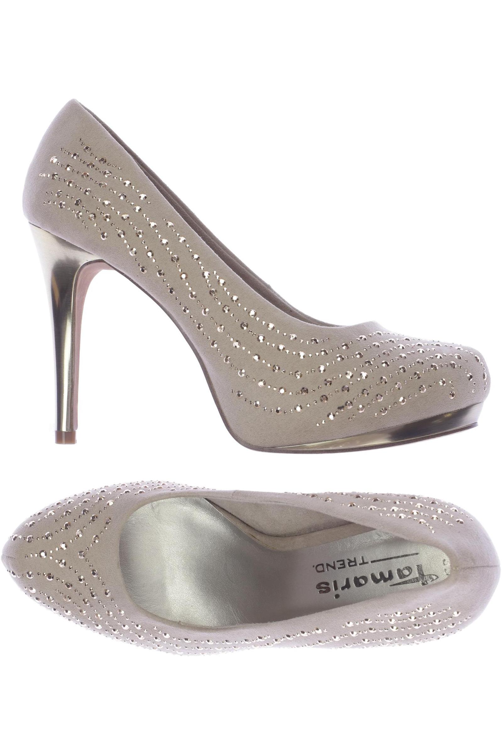 

Tamaris Damen Pumps, beige, Gr. 38