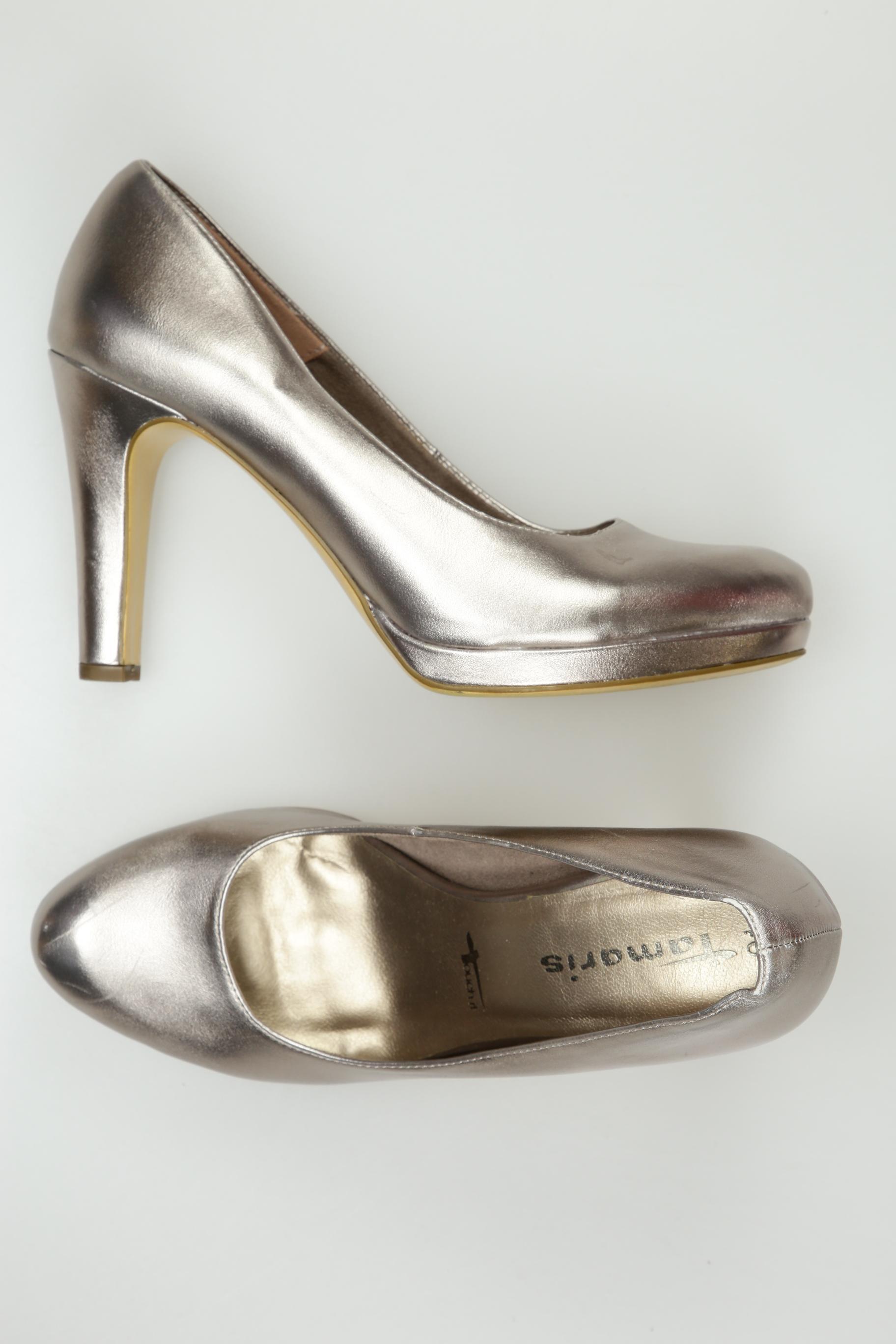 

Tamaris Damen Pumps, silber, Gr. 40