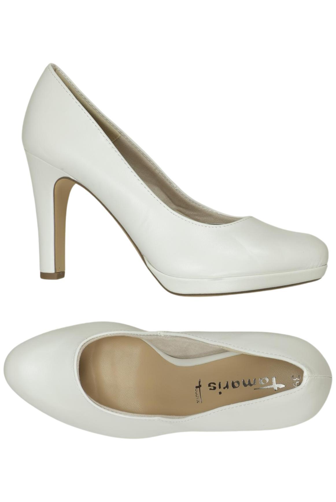 

Tamaris Damen Pumps, weiß, Gr. 39