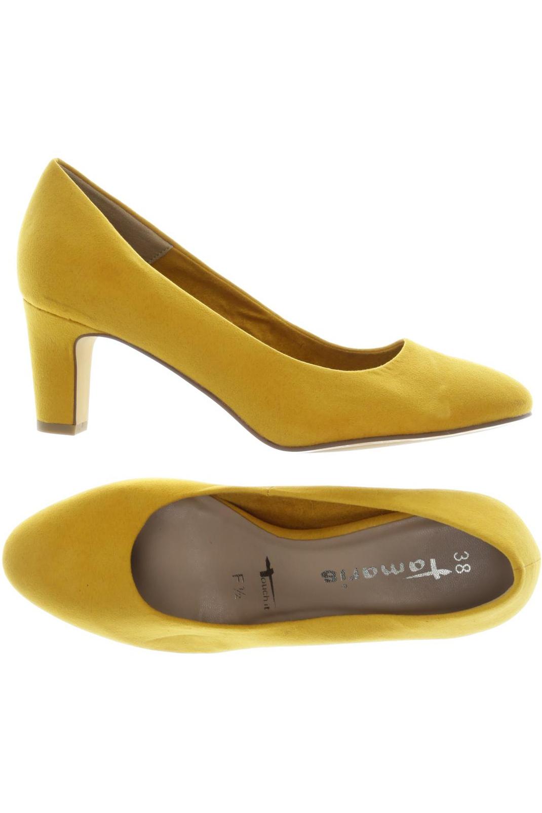 

Tamaris Damen Pumps, gelb, Gr. 38