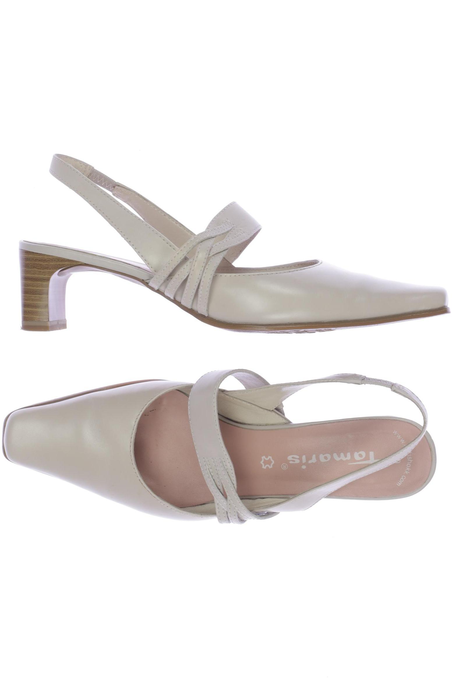 

Tamaris Damen Pumps, cremeweiß, Gr. 39