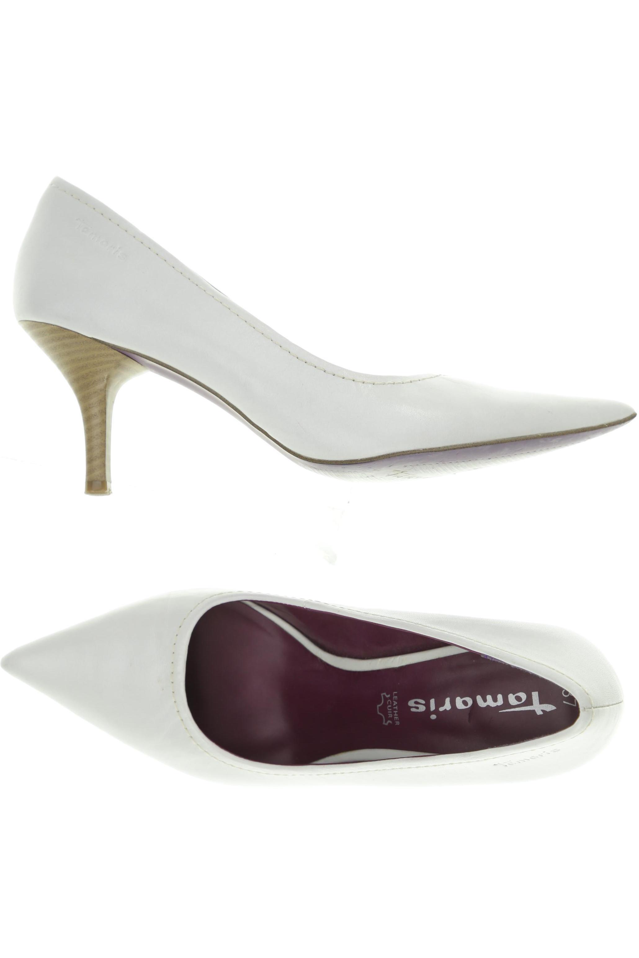 

Tamaris Damen Pumps, weiß, Gr. 37