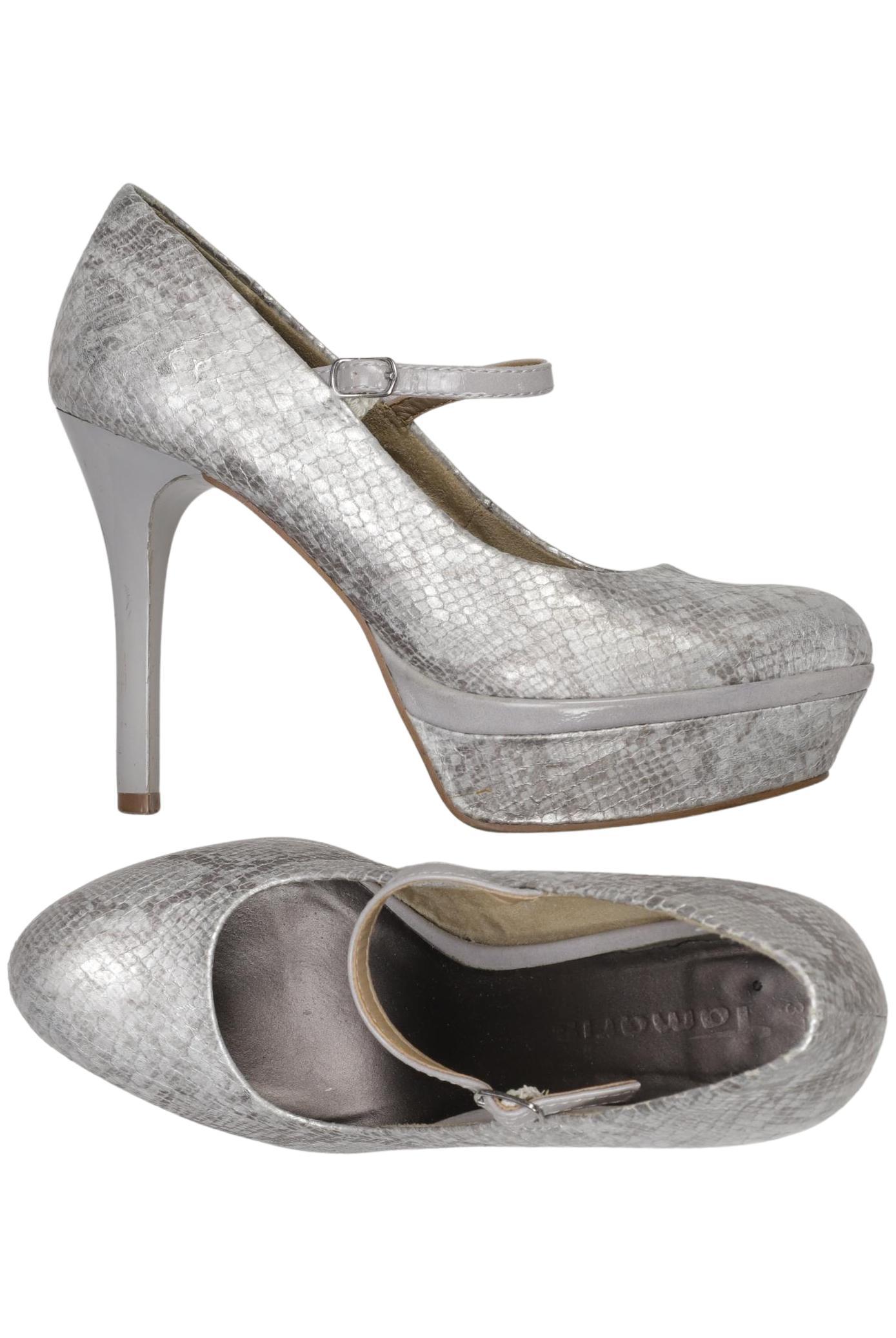 

Tamaris Damen Pumps, silber, Gr. 41