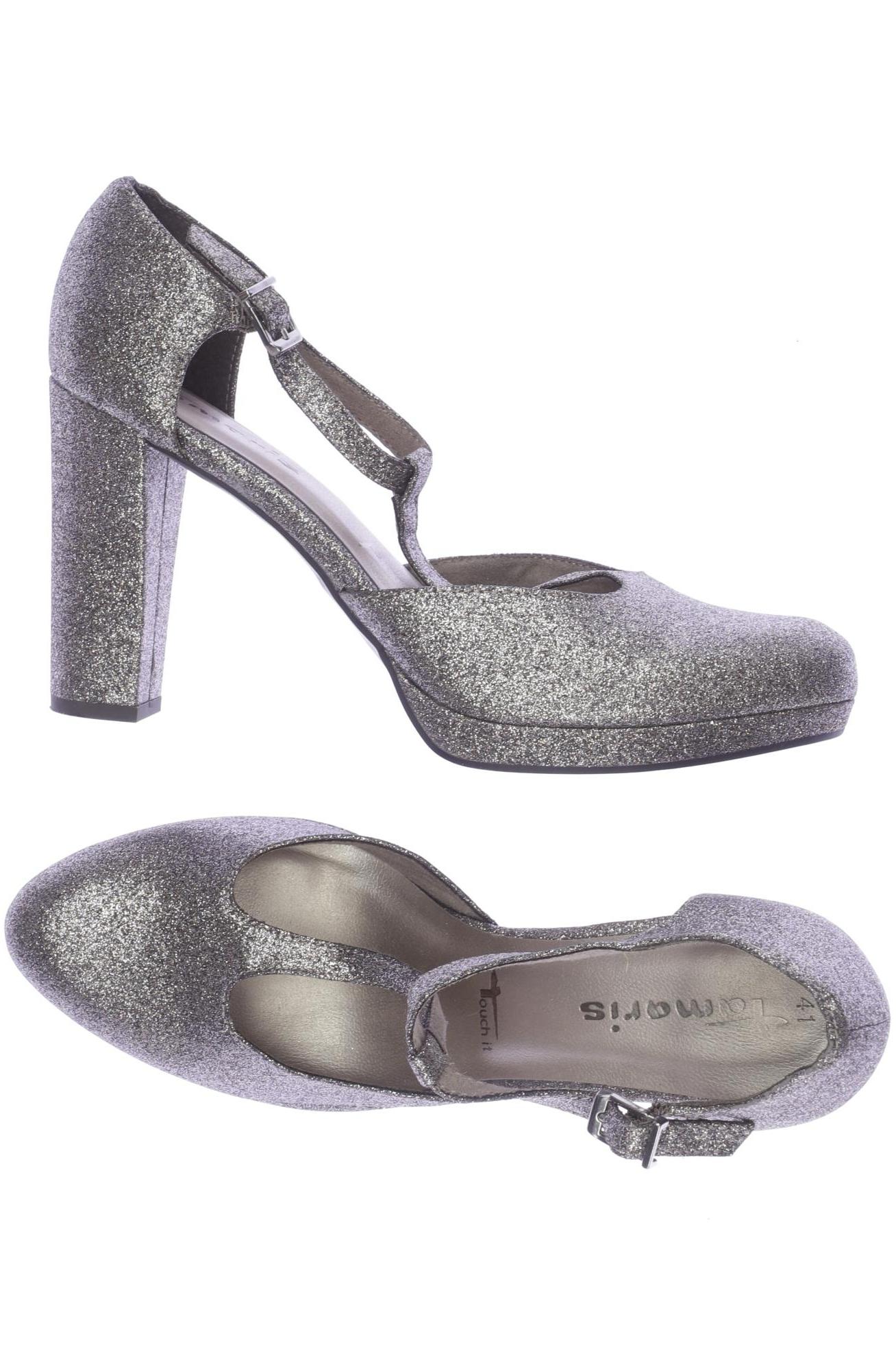 

Tamaris Damen Pumps, silber, Gr. 41