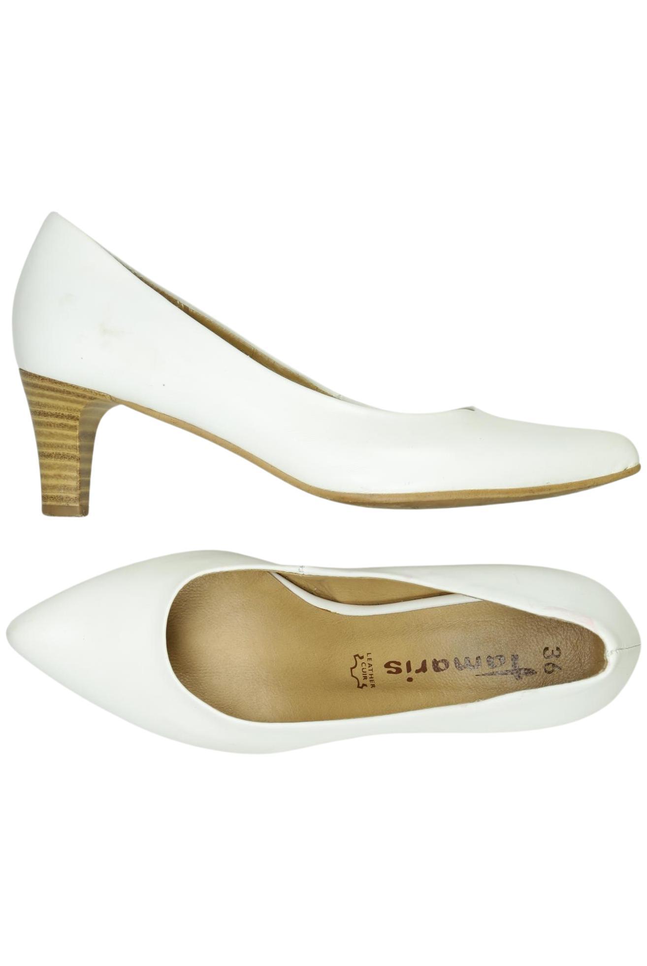 

Tamaris Damen Pumps, weiß, Gr. 36