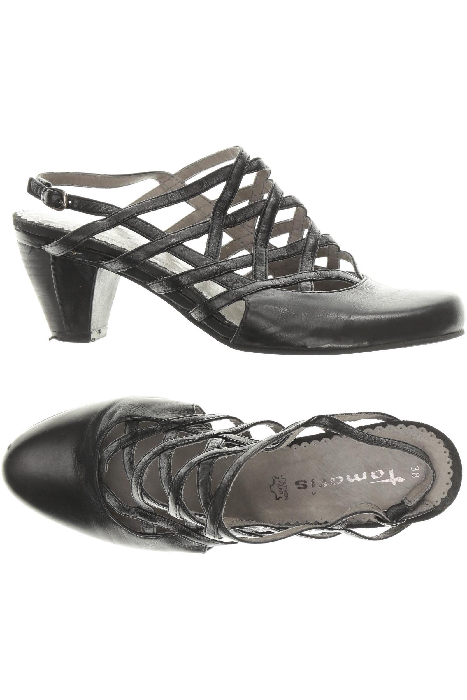 

Tamaris Damen Sandale, schwarz, Gr. 38