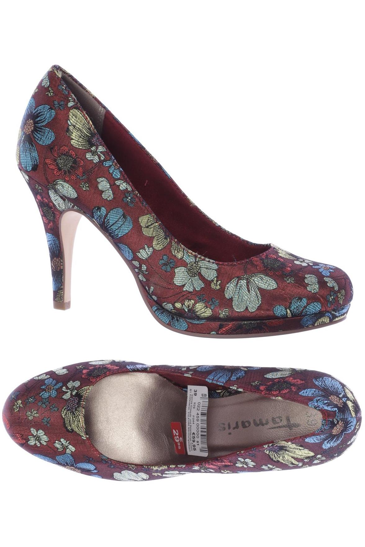 

Tamaris Damen Pumps, bordeaux, Gr. 39