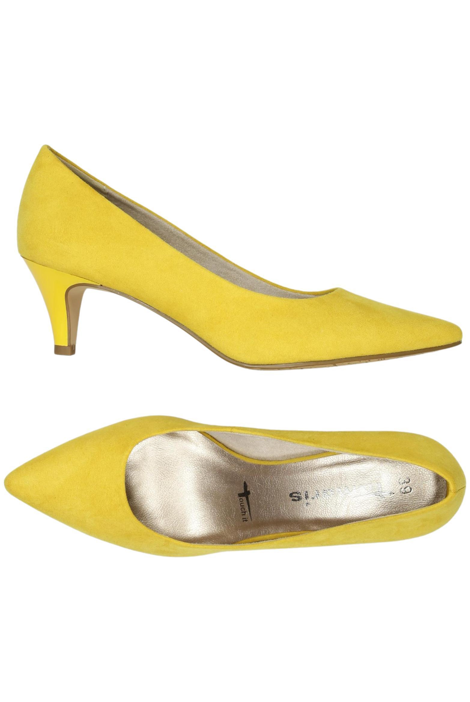 

Tamaris Damen Pumps, gelb, Gr. 39