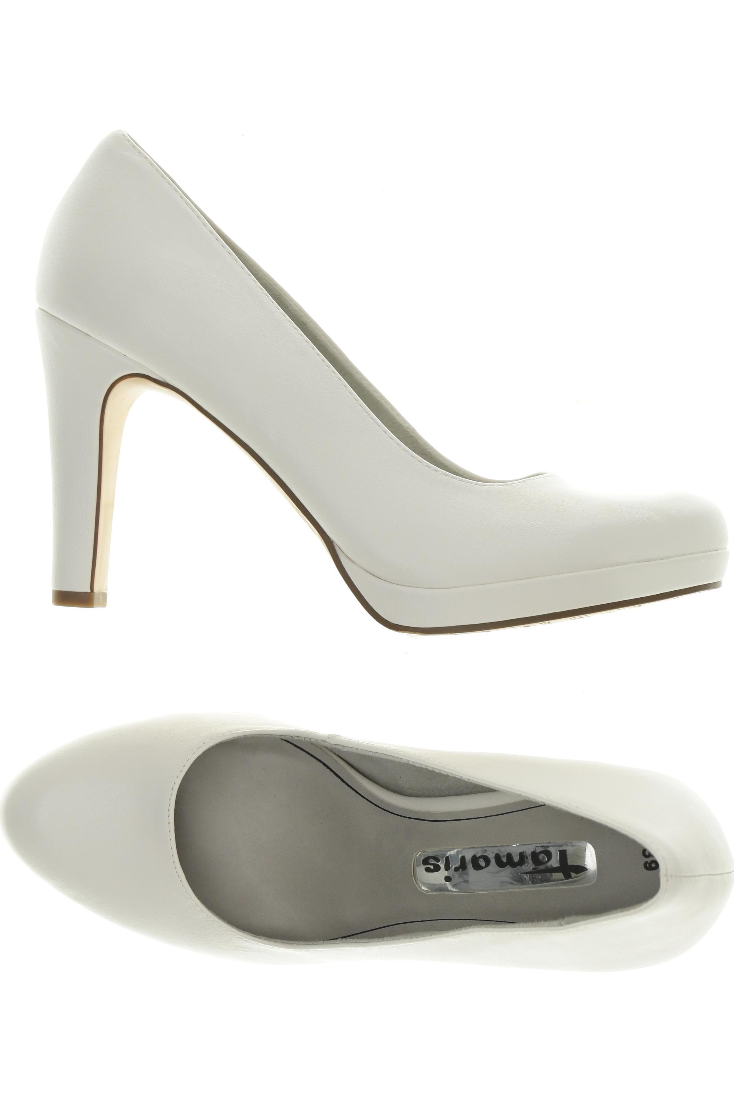 

Tamaris Damen Pumps, weiß, Gr. 39