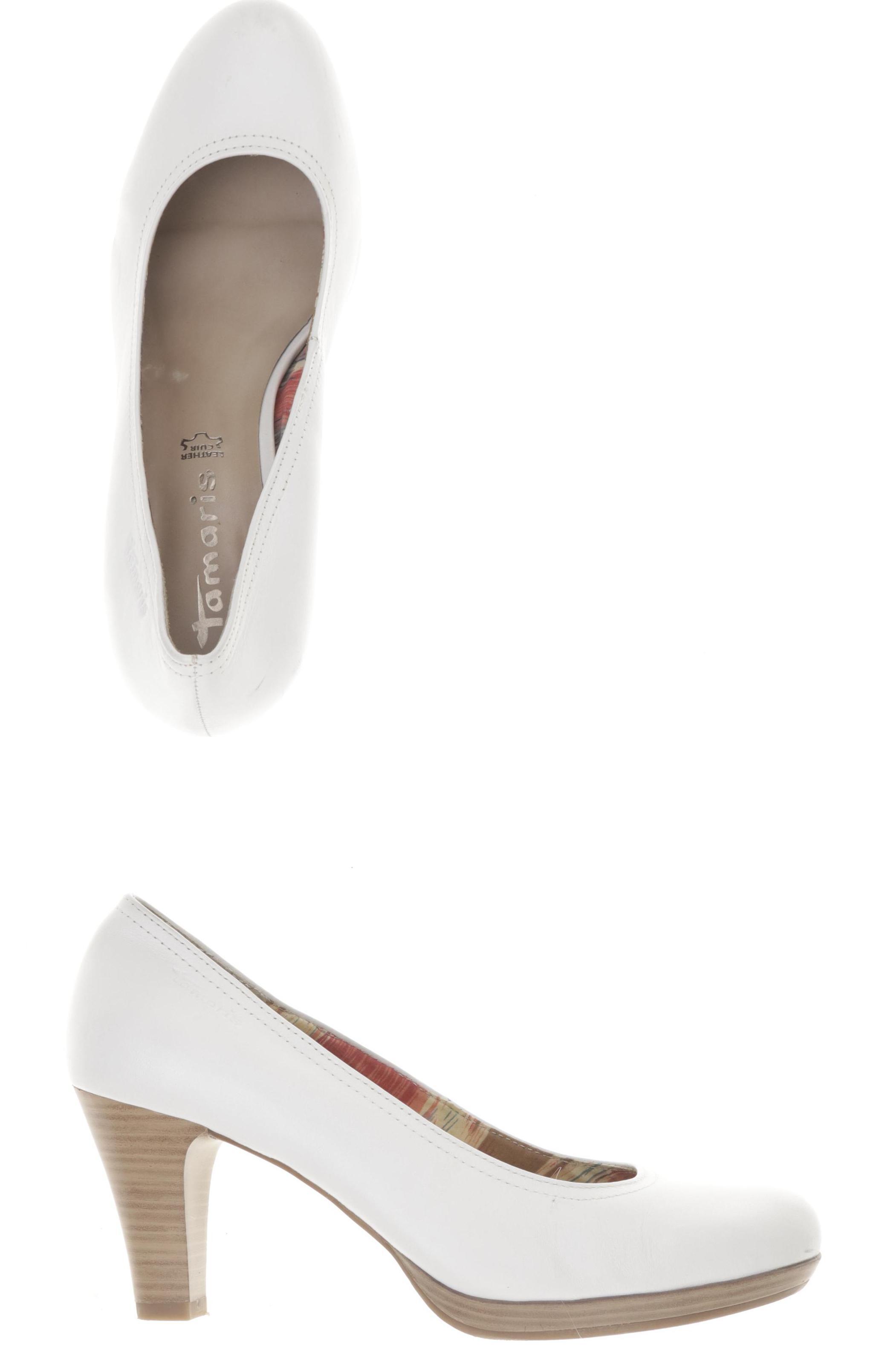 

Tamaris Damen Pumps, weiß, Gr. 39