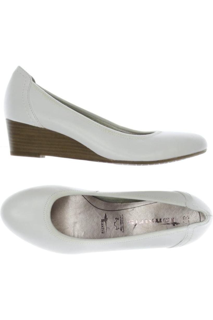 

Tamaris Damen Pumps, weiß, Gr. 37