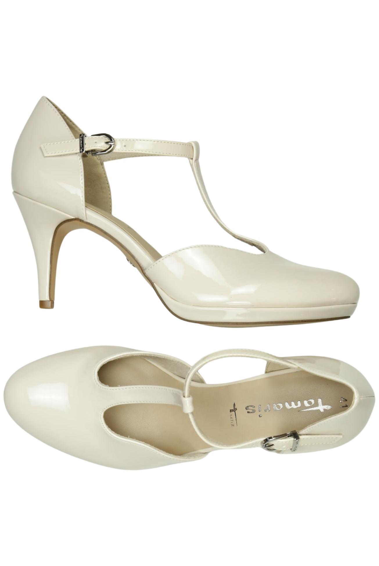 

Tamaris Damen Pumps, cremeweiß, Gr. 41