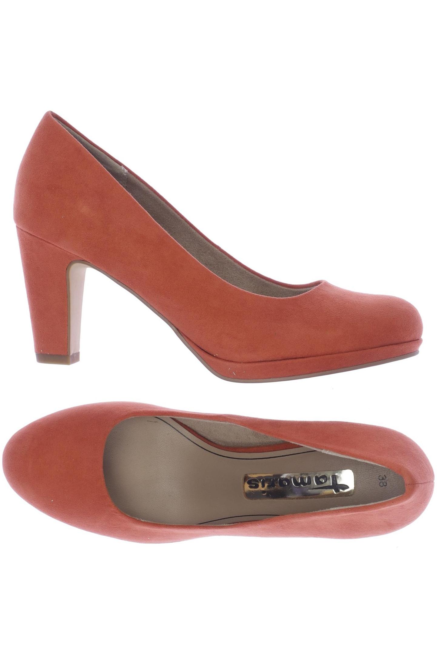 

Tamaris Damen Pumps, orange, Gr. 38