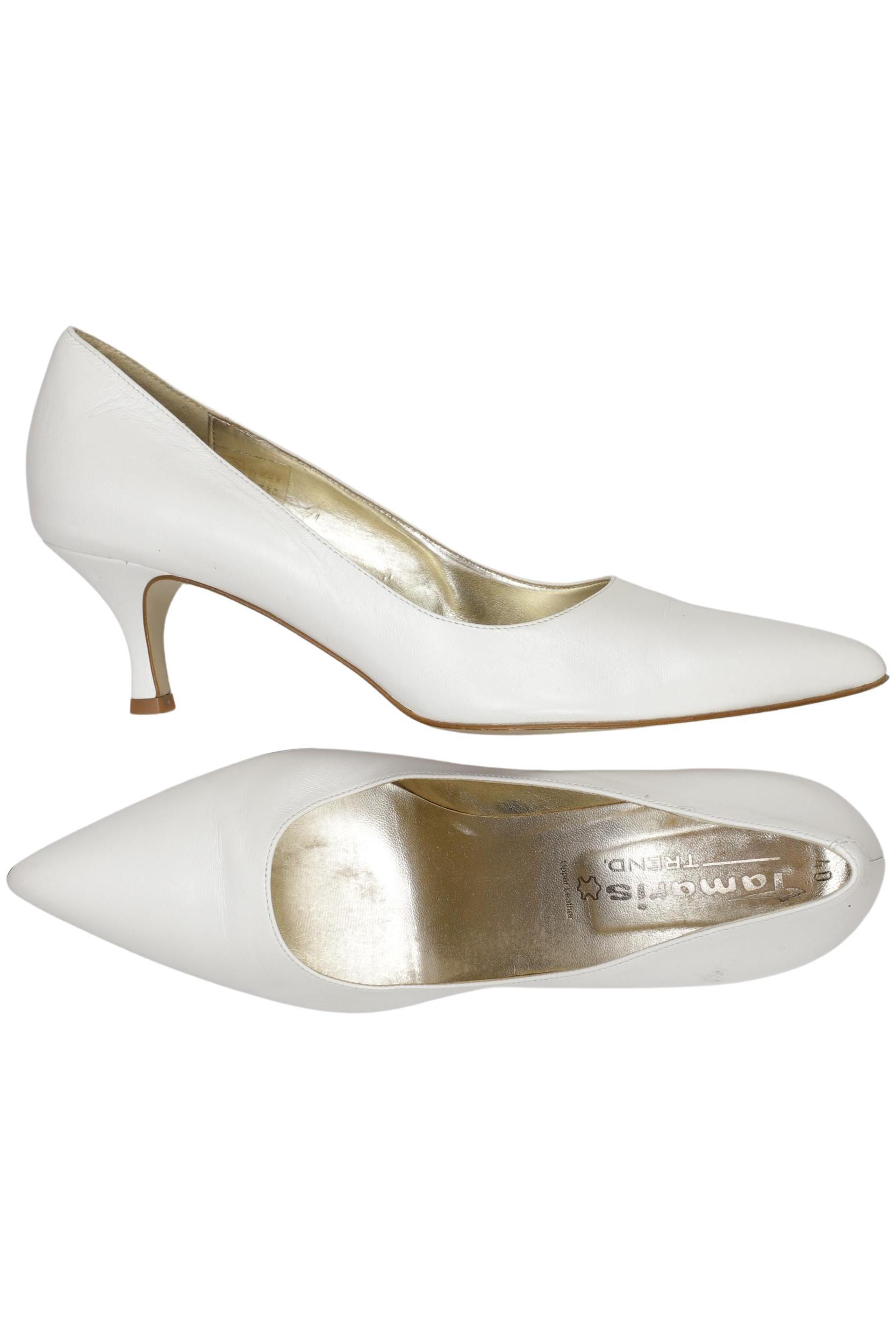 

Tamaris Damen Pumps, weiß, Gr. 40