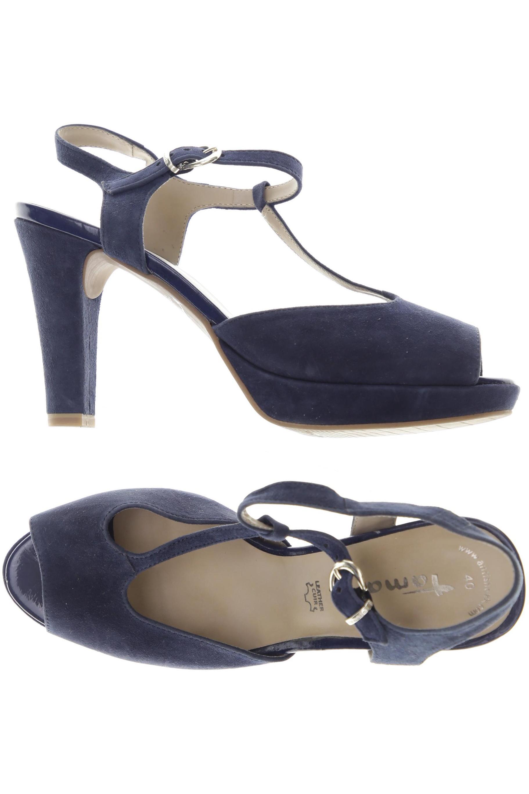 

Tamaris Damen Sandale, blau, Gr. 40
