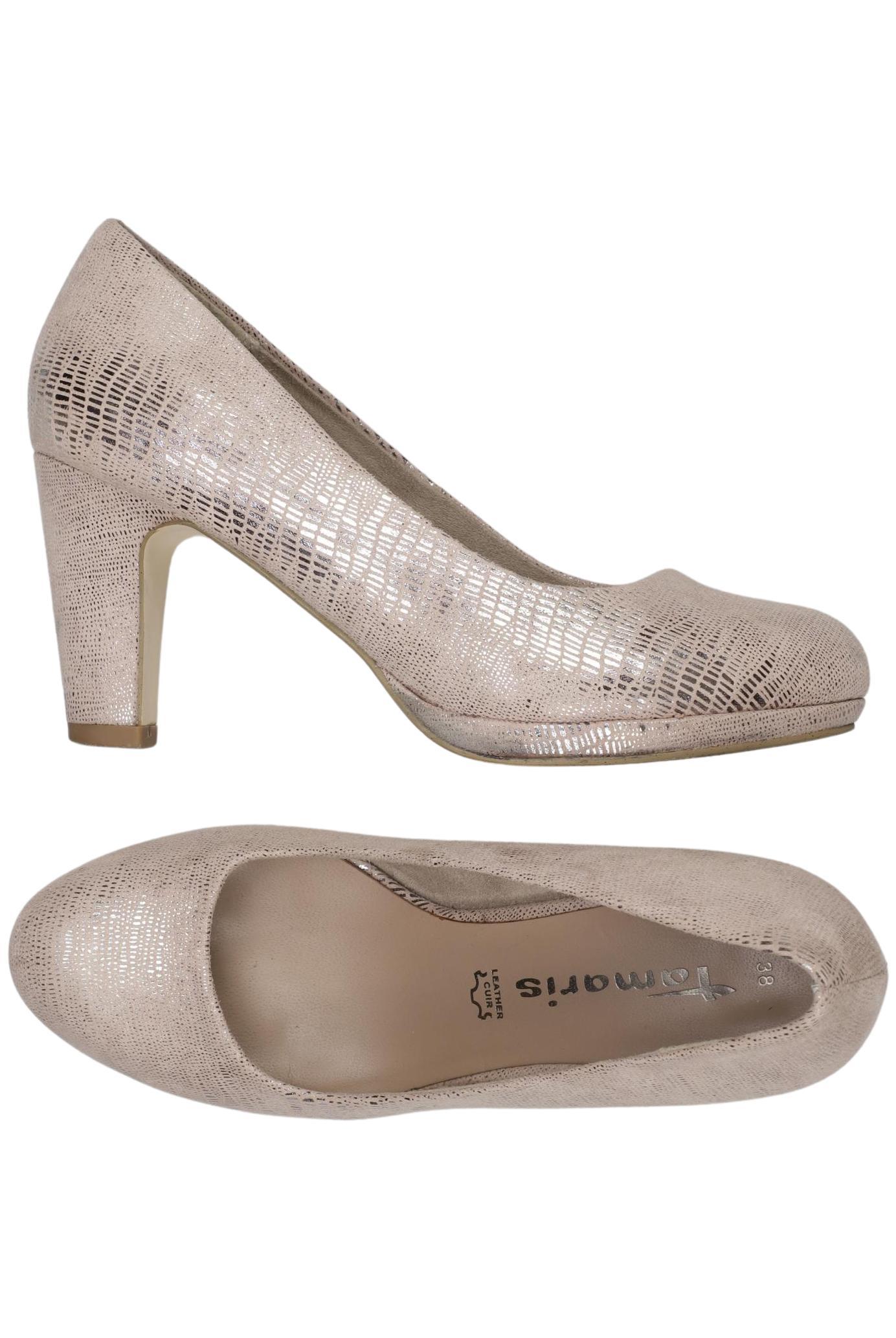 

Tamaris Damen Pumps, beige, Gr. 38