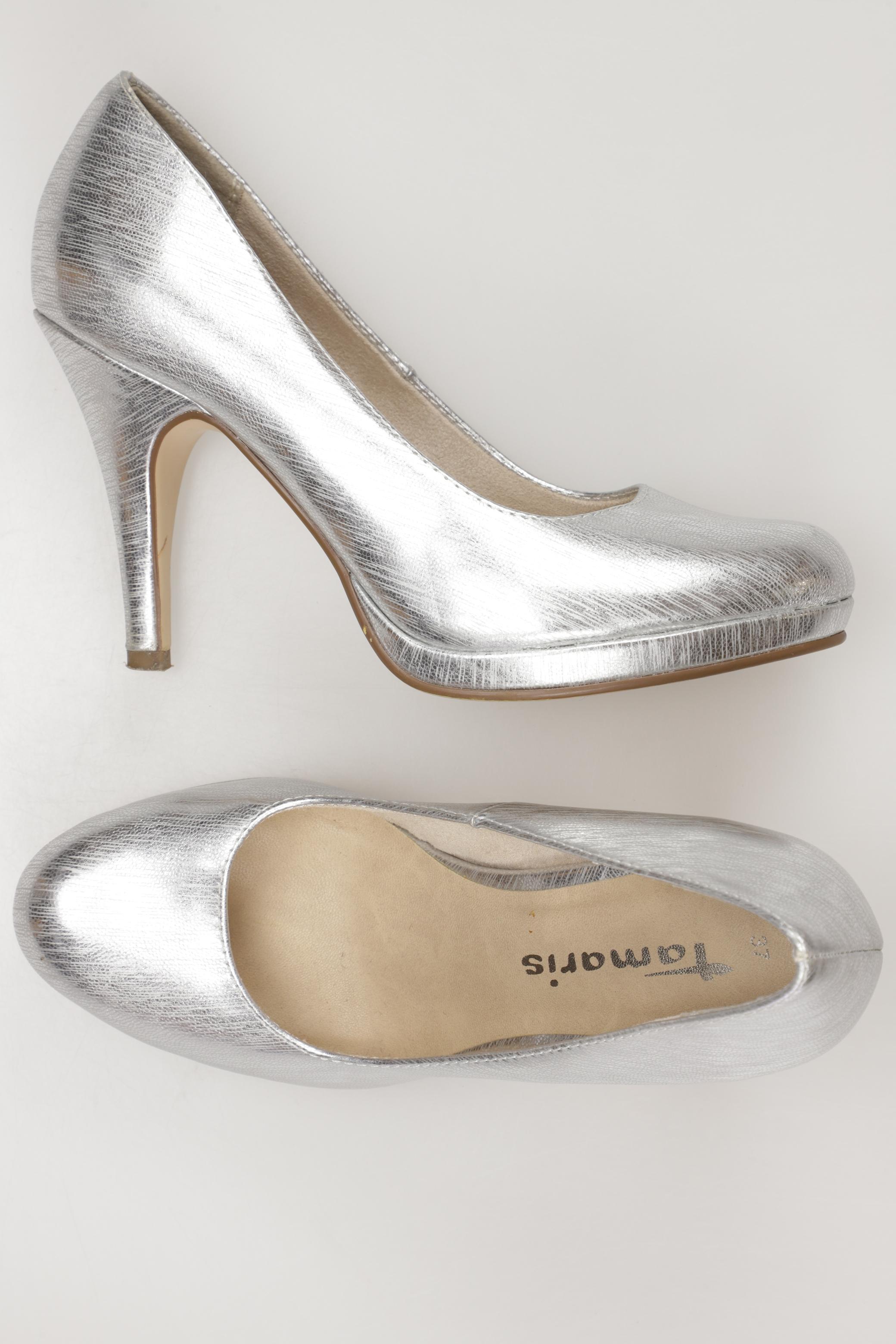 

Tamaris Damen Pumps, silber, Gr. 37