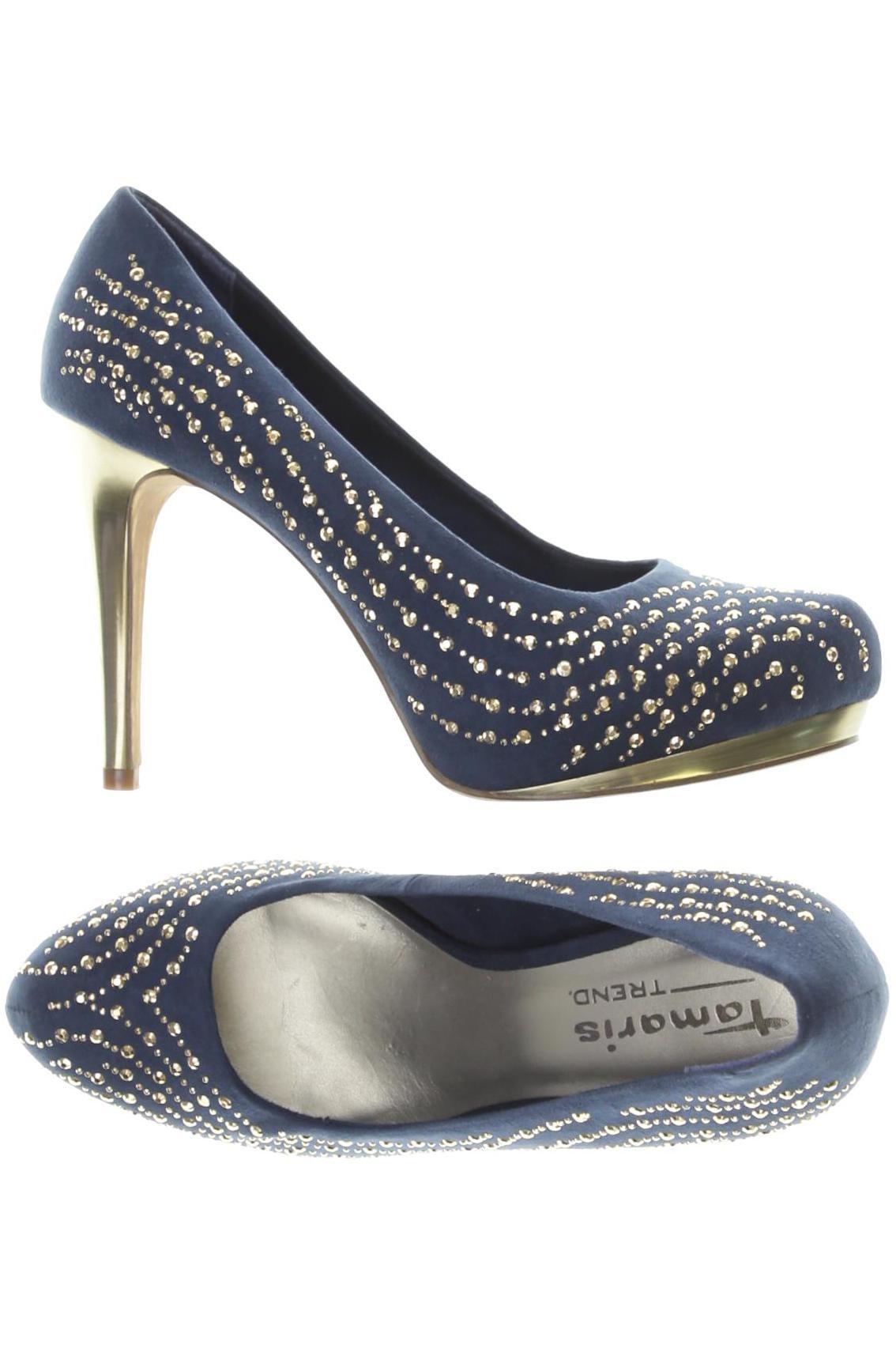 

Tamaris Damen Pumps, blau, Gr. 39